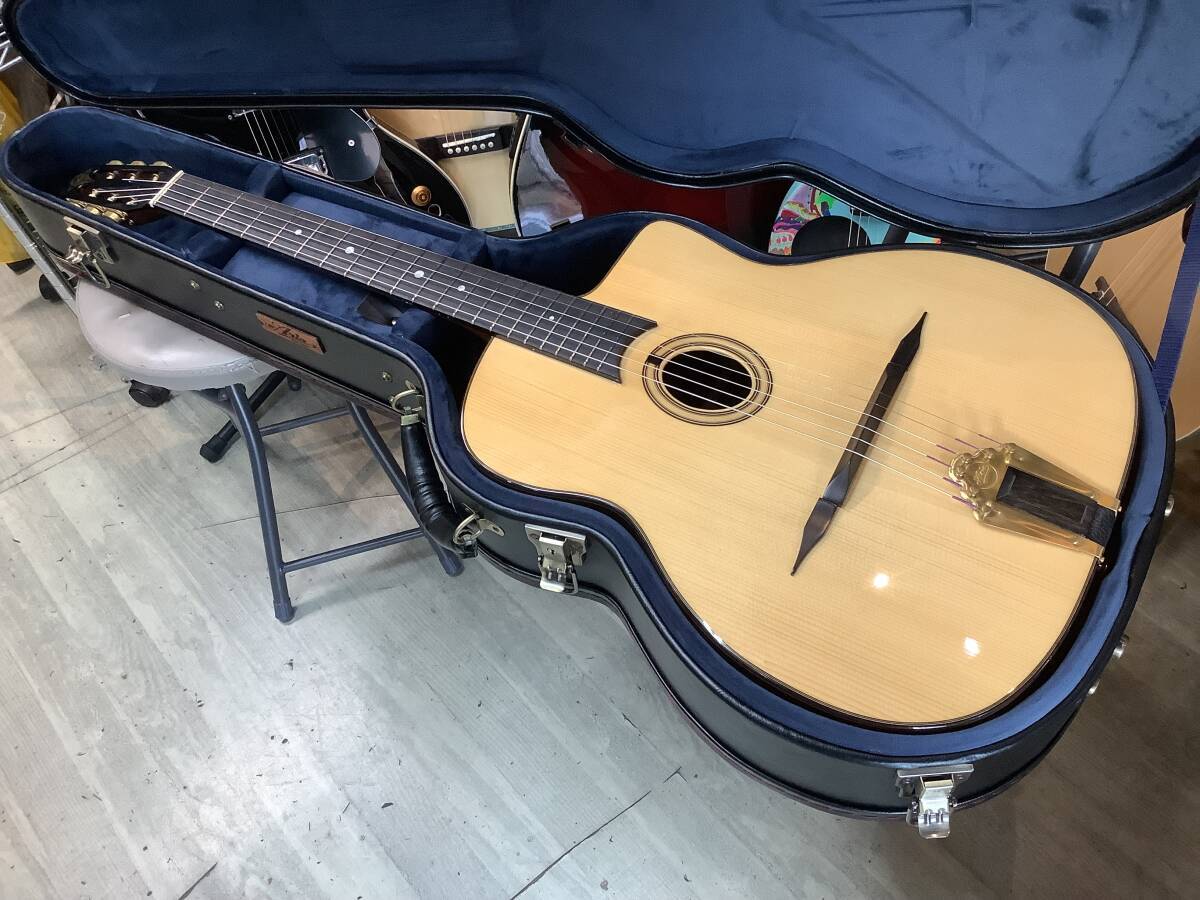 ARIA MM-100/O Maccaferri TYPE Gipsy Jazz Guitar マイク搭載