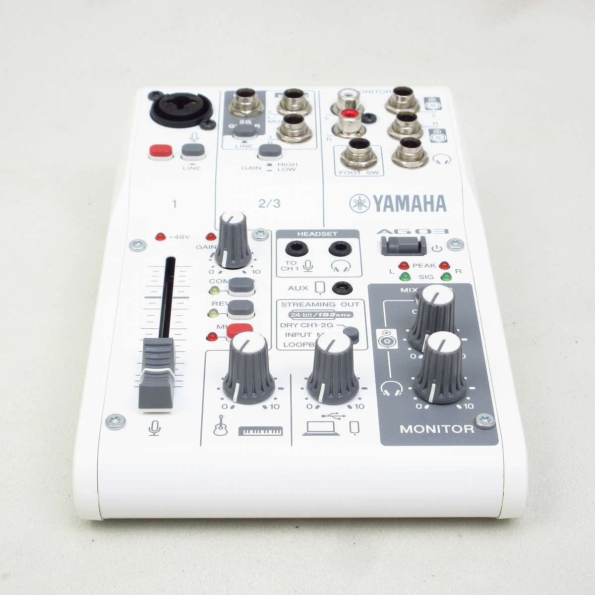 YAMAHA AG03 MK2 WH ライブストリーミングミキサー 【横浜店】（中古