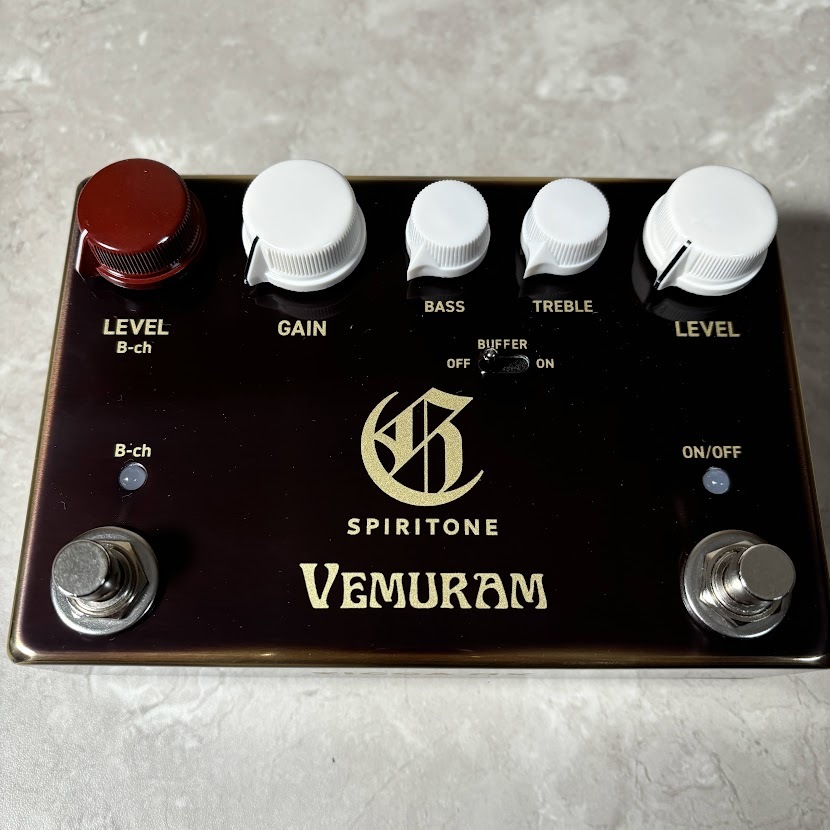 VEMURAM SPIRITONE Charシグネチャー オーバードライブペダル VEMURAM SPIRITONE Charシグネチャー オーバードライブペダル