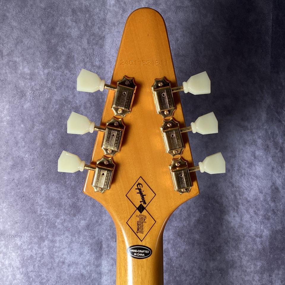 網たな！KGarage KFA-950 EpiphonePU搭載/極美品 Epiphone Inspired by Gibson 1958 KORINA FLYING V AGED NATURAL
