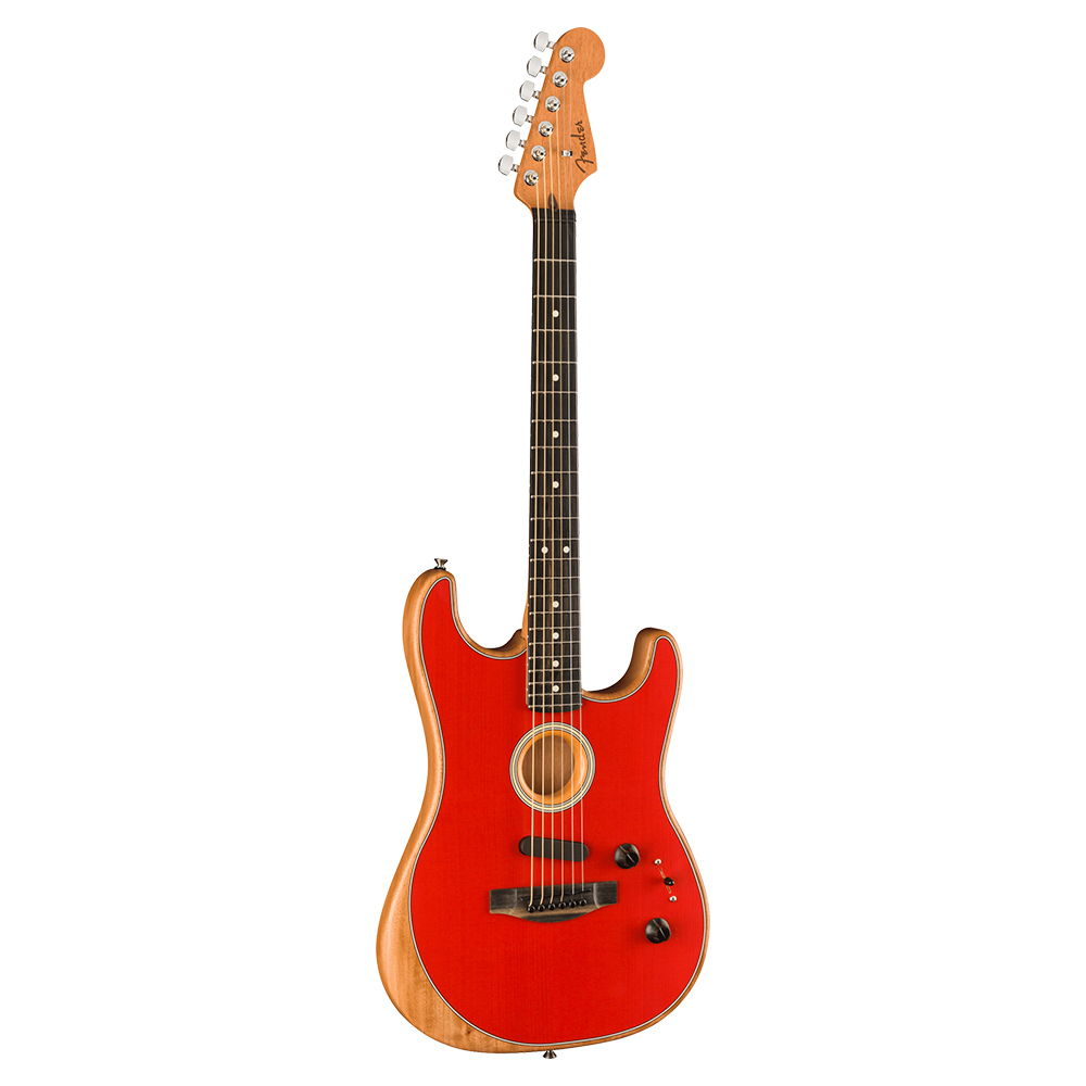 Fender フェンダー American Acoustasonic Stratocaster Dakota Red