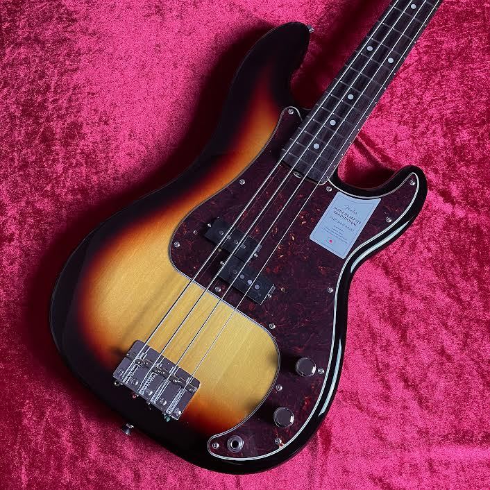 Fender Made in Japan Traditional 60s Precision Bass Rosewood Fingerboard  3-Color Sunburst エレキベース プレ（新品/送料無料）【楽器検索デジマート】