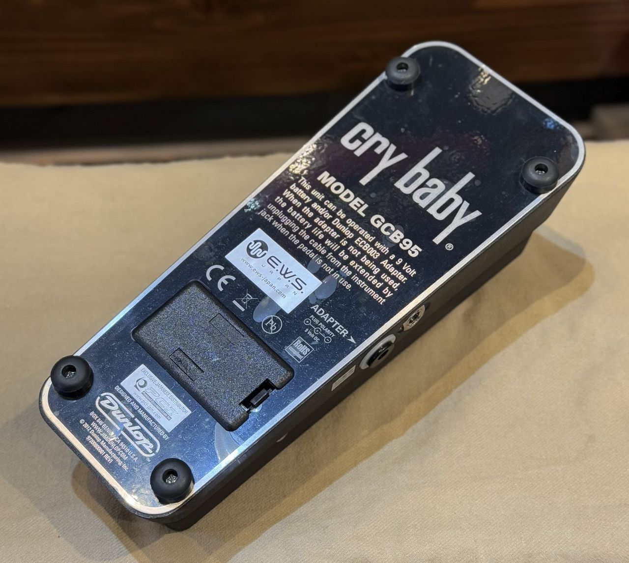 E.W.S. Cry Baby Wah MOD w/DC Jack & LED [date:11.2024]（新品