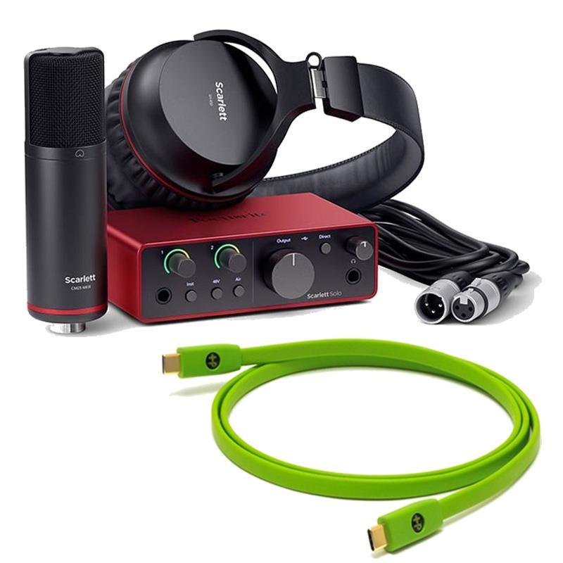【美品】Focusrite Scarlett Solo Studio セット Focusrite Scarlett Solo Studio USB-C Audio SCARLETT-SOLO-STU-4G
