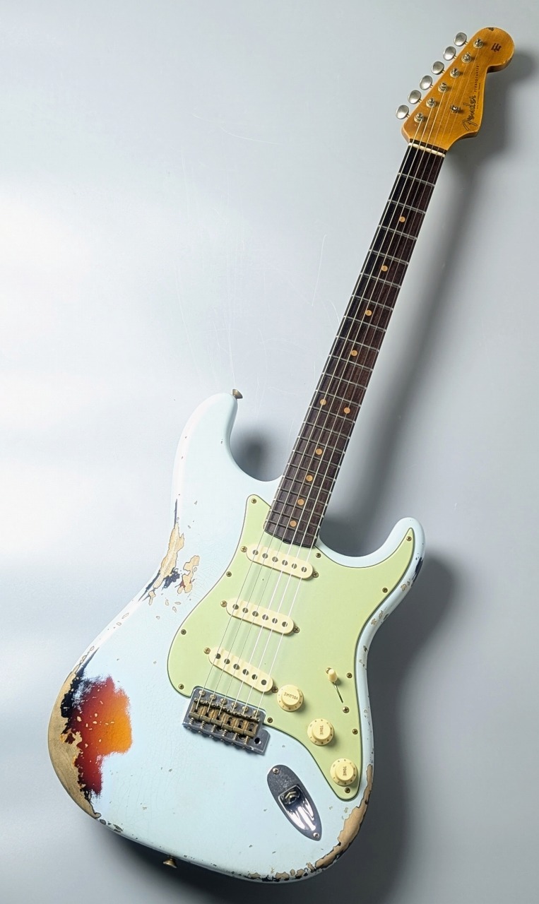 Fender Custom Shop 1960 Stratocaster Heavy Relic -Sonic Blue over