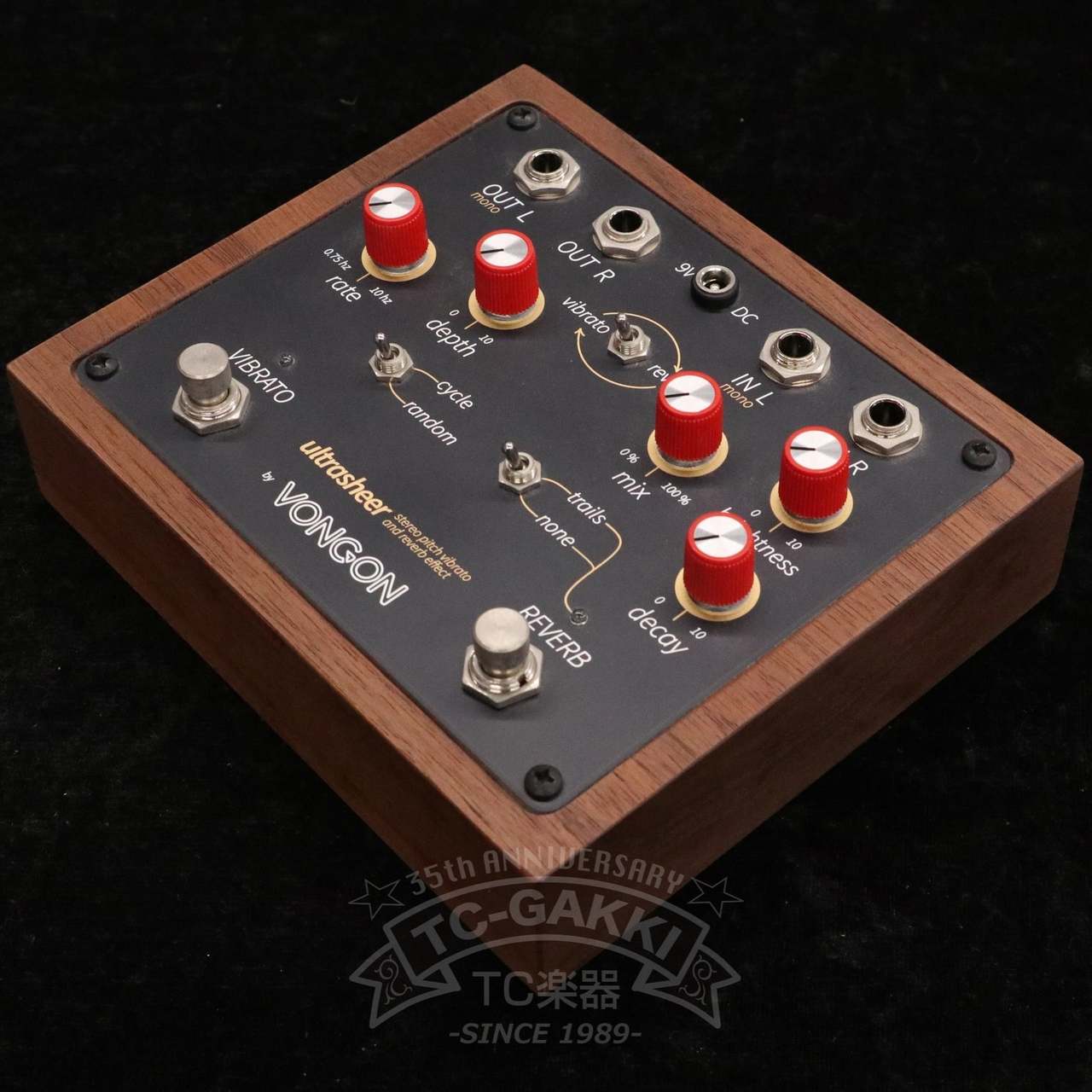 VONGON ultrasheer stereo pitch vibrato and reverb effect（中古