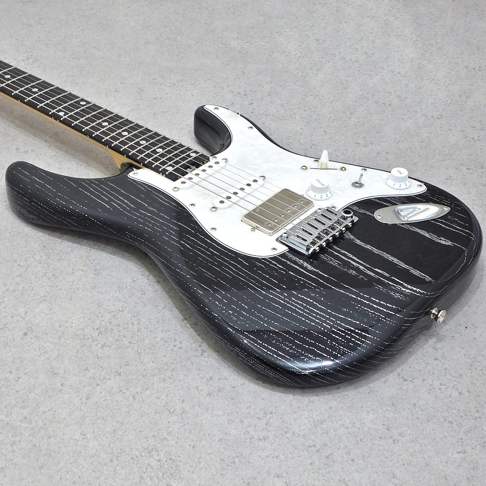 infinite ギター infinite Trad Fullsize ST 24F Solid Black w/ White Grain