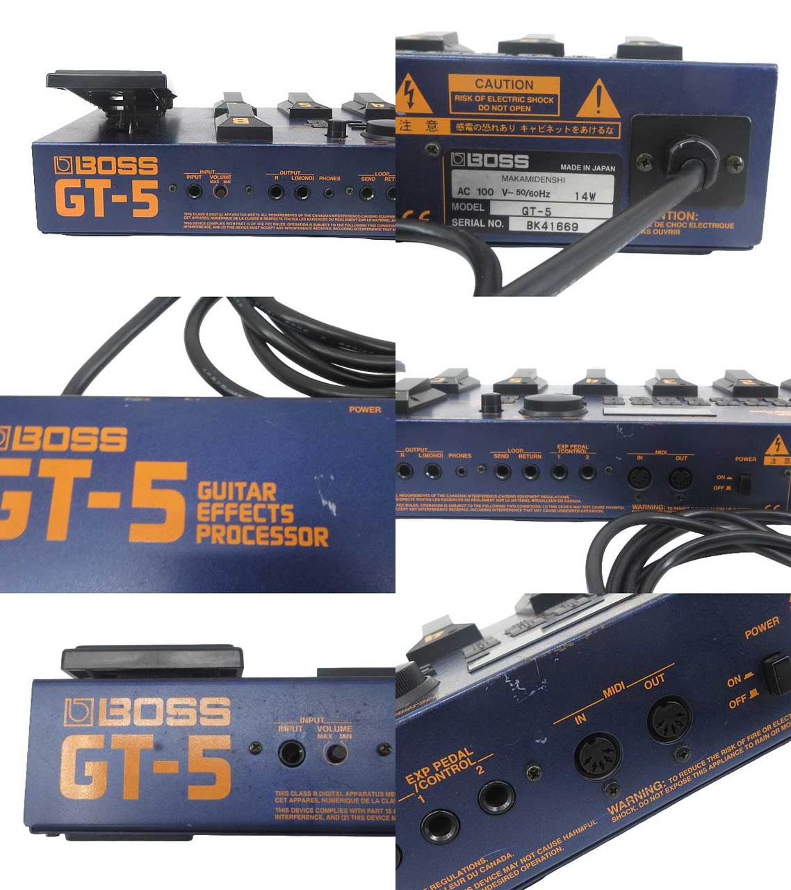 BOSS GT-5 Guitar Effects Processor ボス マルチエフェクター 