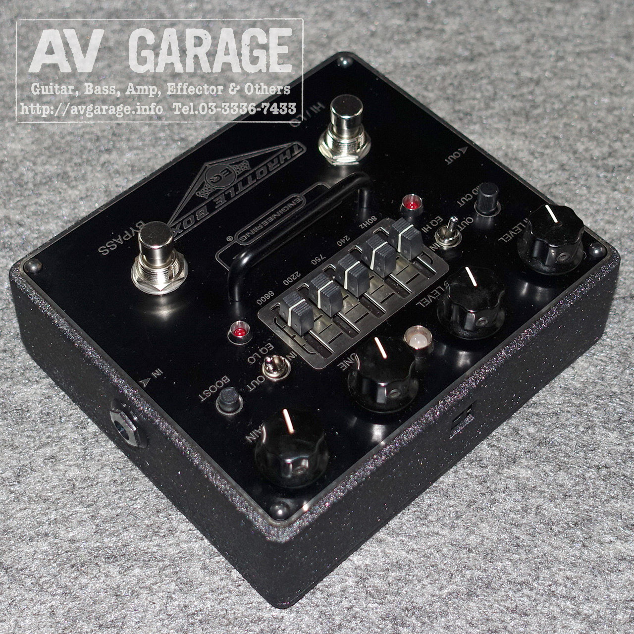 Mesa/Boogie THROTTLE BOX EQ Overdrive & Distortion（中古）【楽器