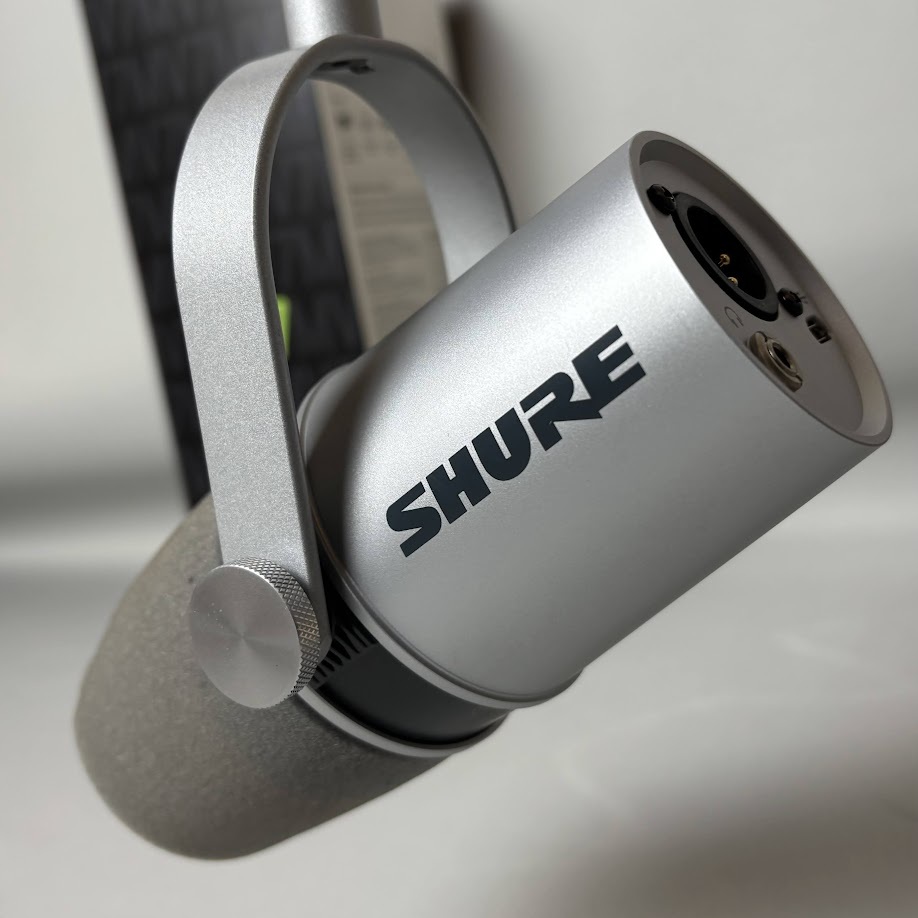 Shure MOTIV MV7 (シルバー) ポッドキャストマイクロホン USB