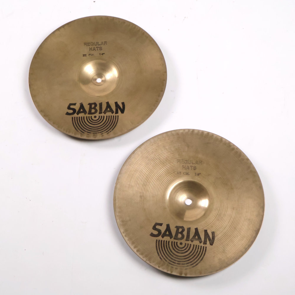 2 SABIAN ライドシンバル AA REGULAR Hats 14/36cm SABIAN AA Regular Hats 14インチハイハット