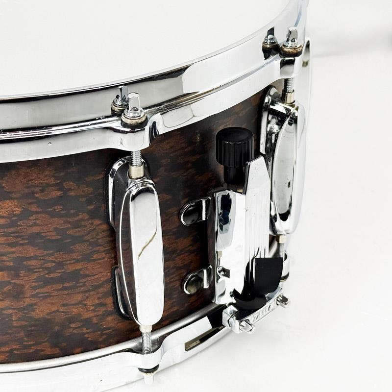本革　14\"スネアヘッド 表&裏 by EARTHTONE USA TAMA USED 中古 LU1465BB [Lars Ulrich Signature Bell Brass 14