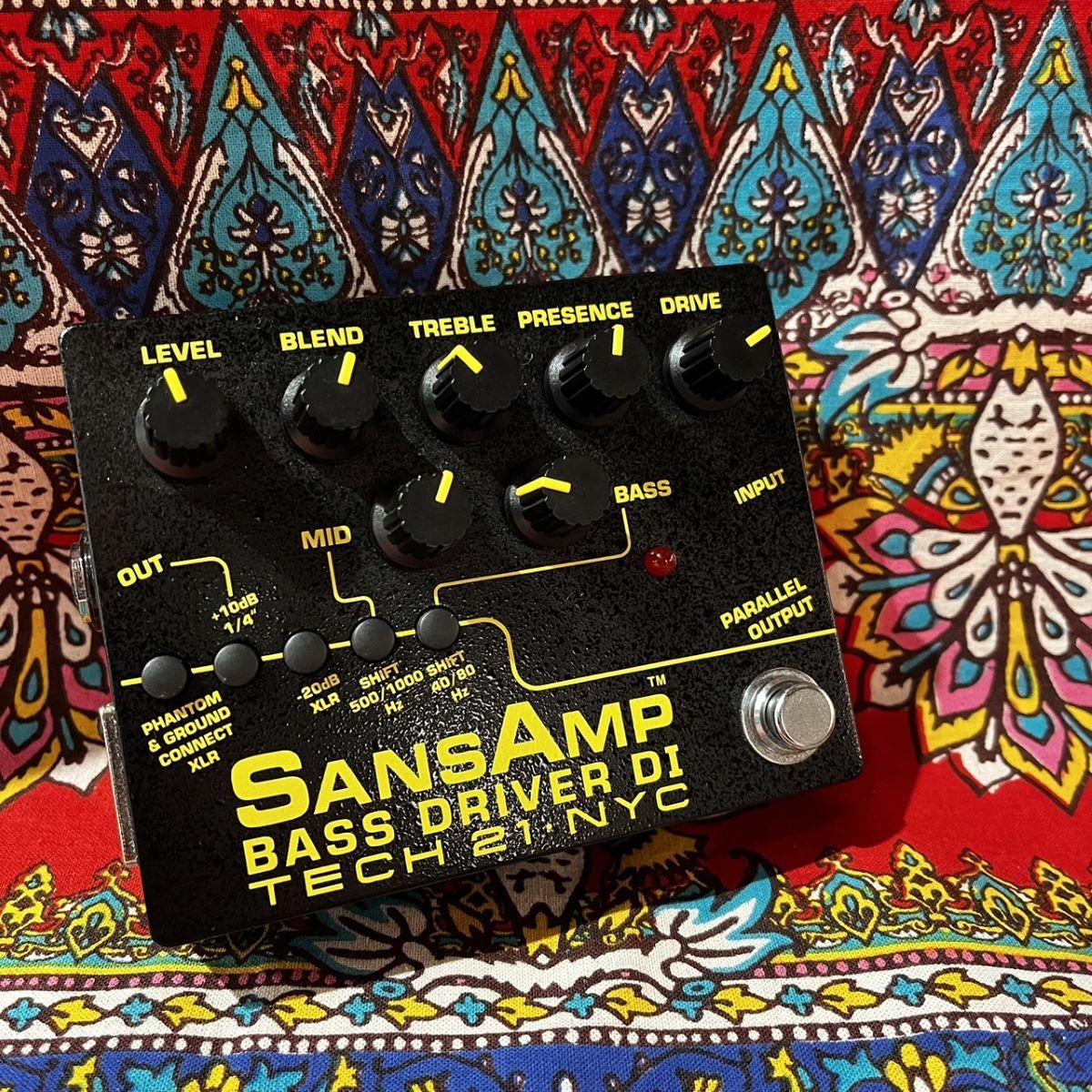 TECH21 SANSAMP BASS DRIVER DI V2 ベース用プリアンプ ダイレクト