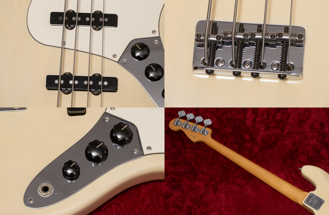 Fender American Standard Jazz Bass Ash White Blonde/R 2000