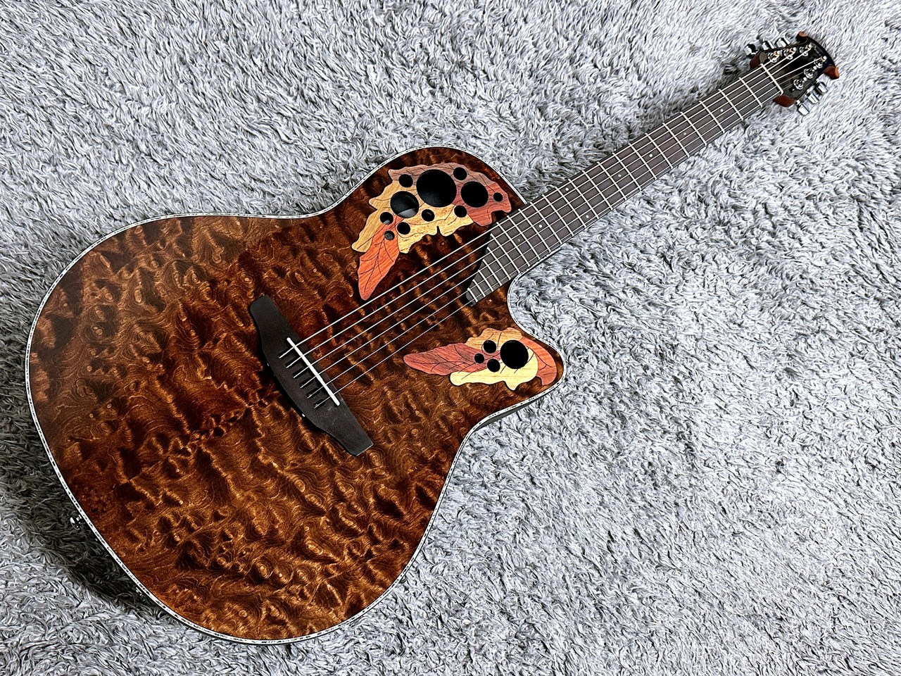 Ovation Celebrity Elite Exotic Mid Depth CE44P-TGE-G (Tiger Eye) 【エレアコ 】（新品/送料無料）【楽器検索デジマート】