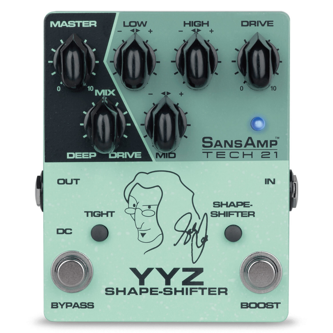 TECH21 SansAmp YYZ SHAPE-SHIFTER [Geddy Lee Signature]（新品