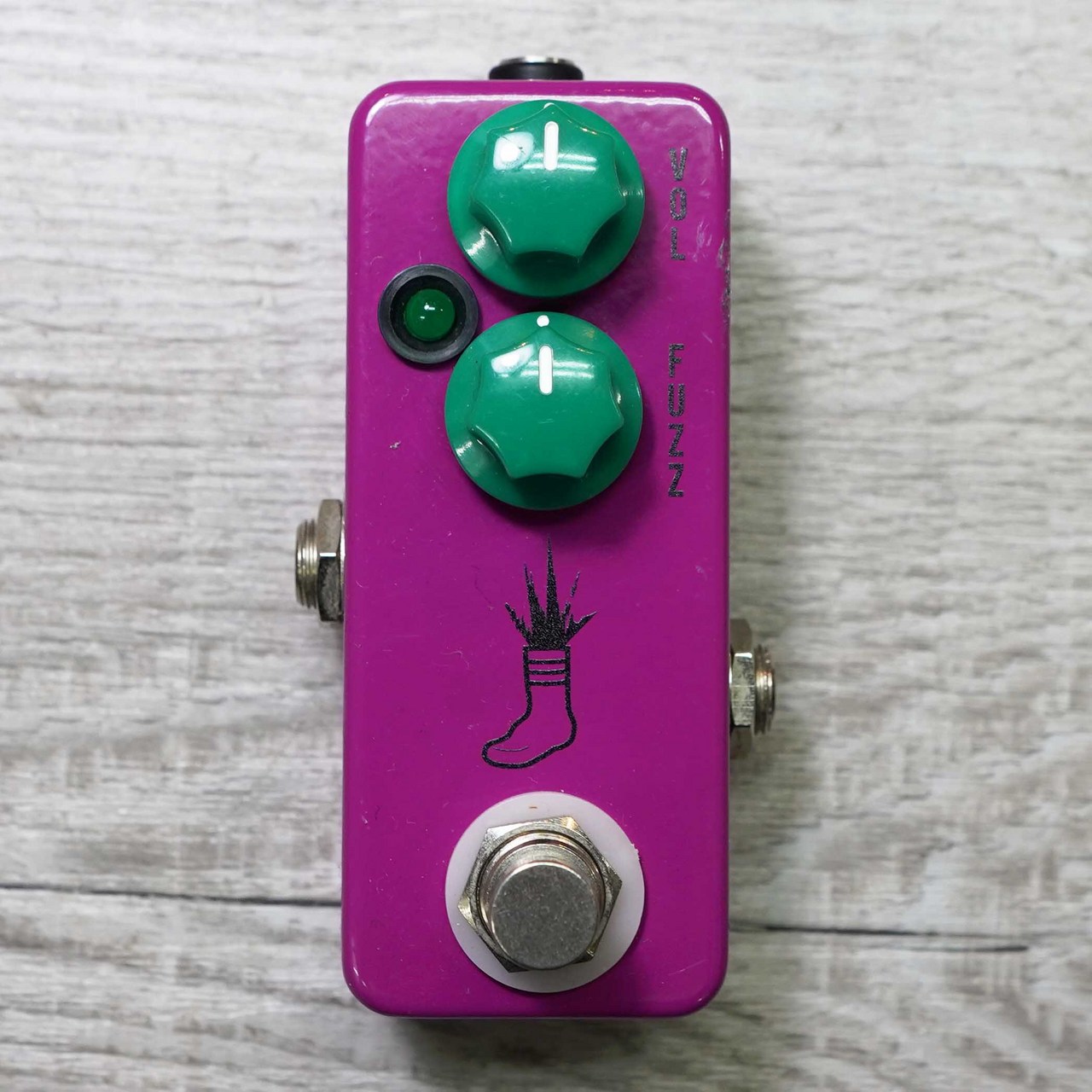 JHS MINI FOOT FUZZ 初期型希少ファズエフェクター JHS Pedals Mini Foot Fuzz: ビンテージ風／爆発するようなハイゲイン