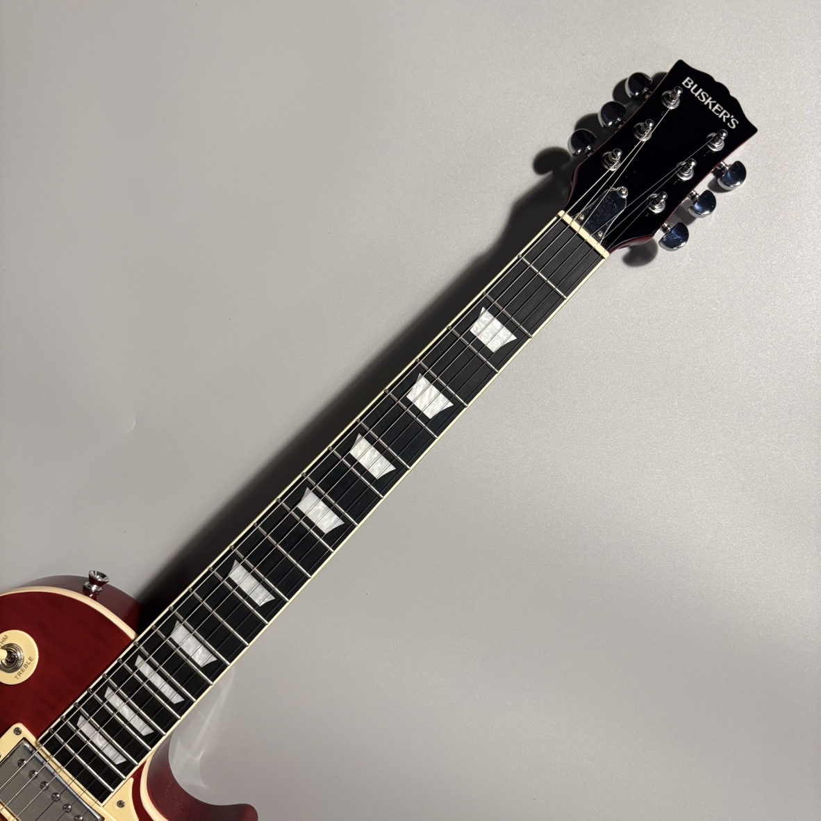 BUSKER'S BLS-500 HCS レスポールタイプ エレキギター チェリーサン