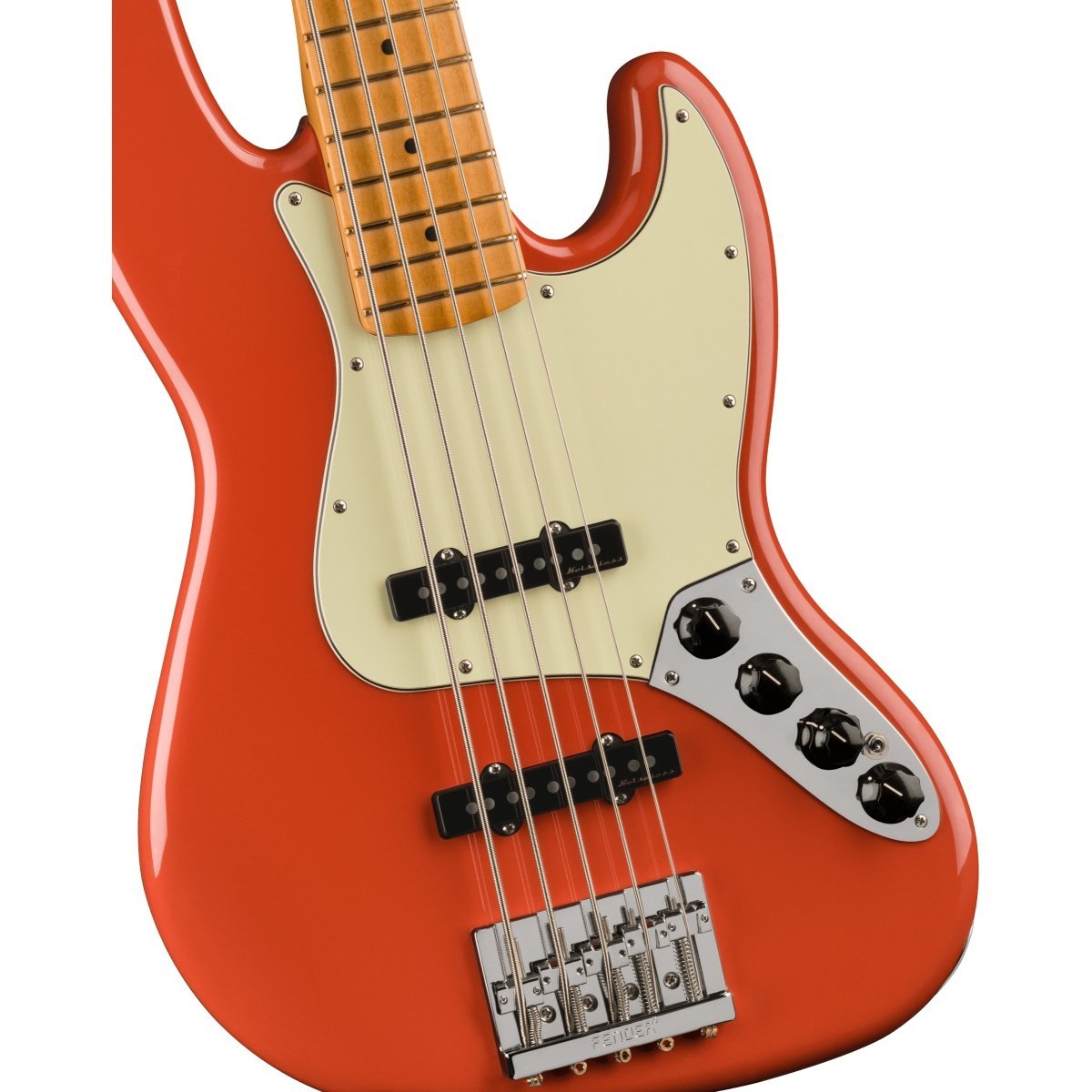 Fender Player Plus Jazz Bass V Maple Fingerboard Fiesta Red