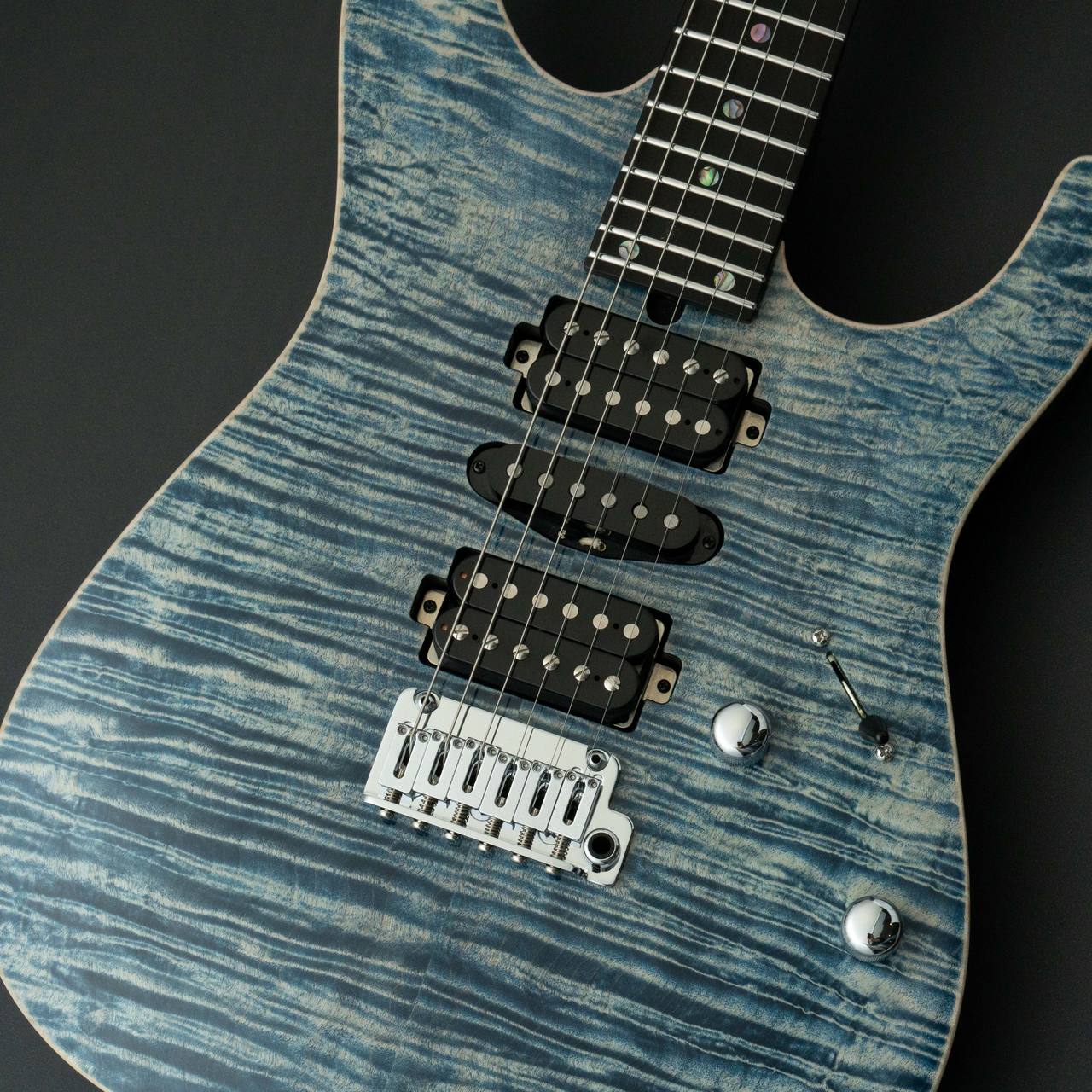T's Guitars DST Pro 24 w/Wenge Neck -Trans Blue Denim-（新品