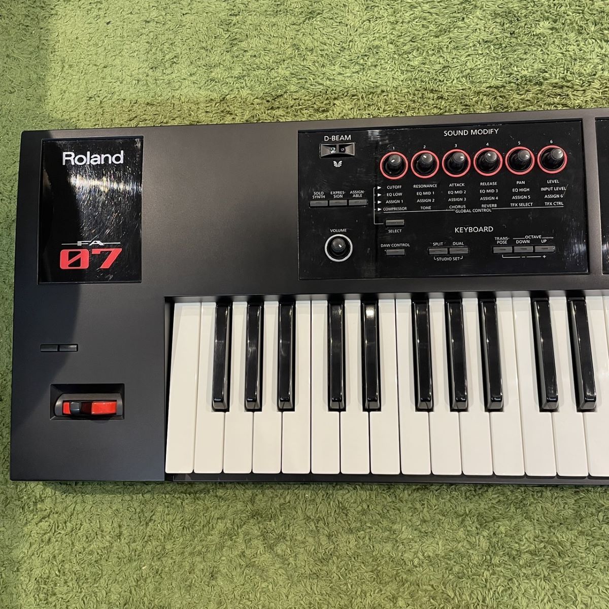 【極美品】Roland FA-07 シンセサイザー 76鍵盤