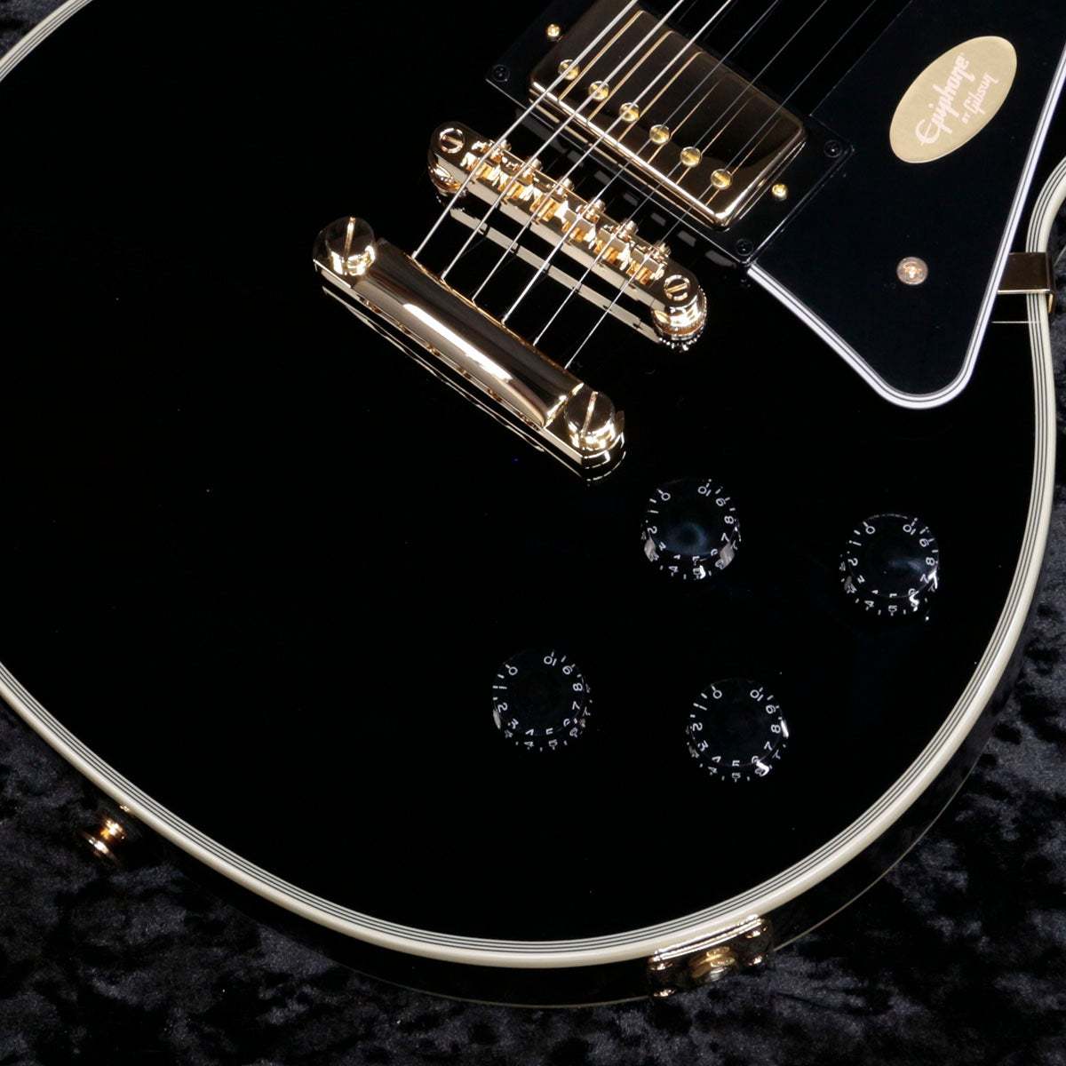 Epiphone Inspired by Gibson Les Paul Custom Ebony【新宿店】（新品