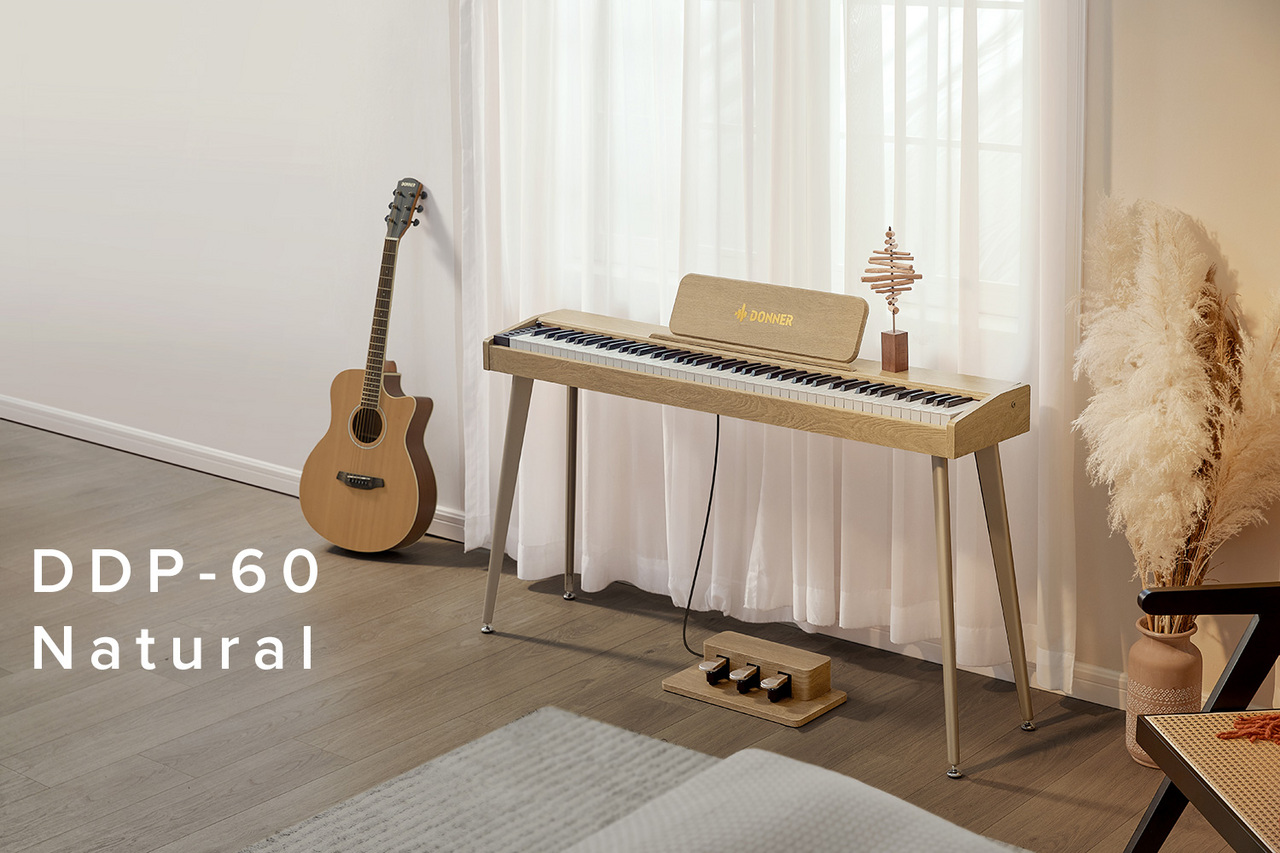 DONNER DDP-60 Gray 電子ピアノ Natural／Gray インテリア セミ
