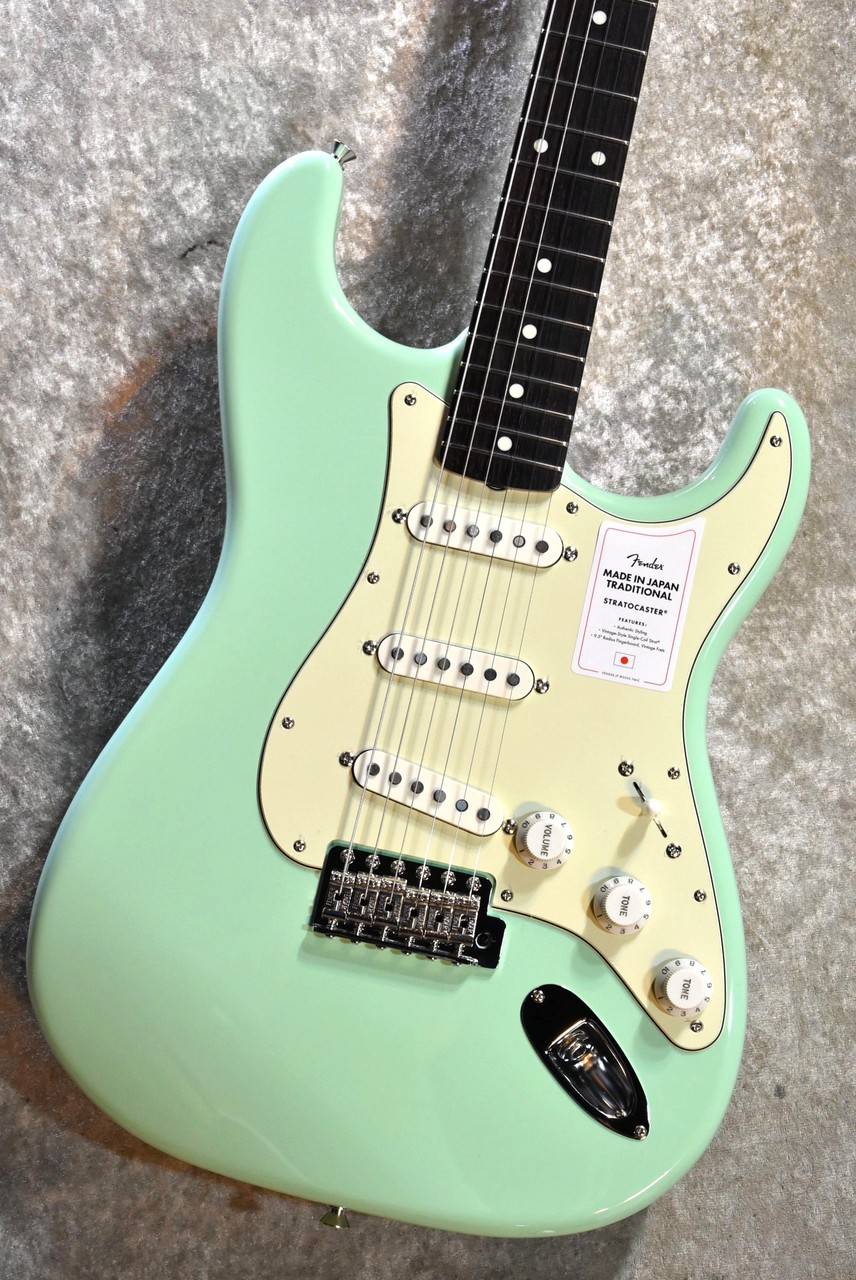 Fender MADE IN JAPAN TRADITIONAL 60S STRATOCASTER -Surf Green