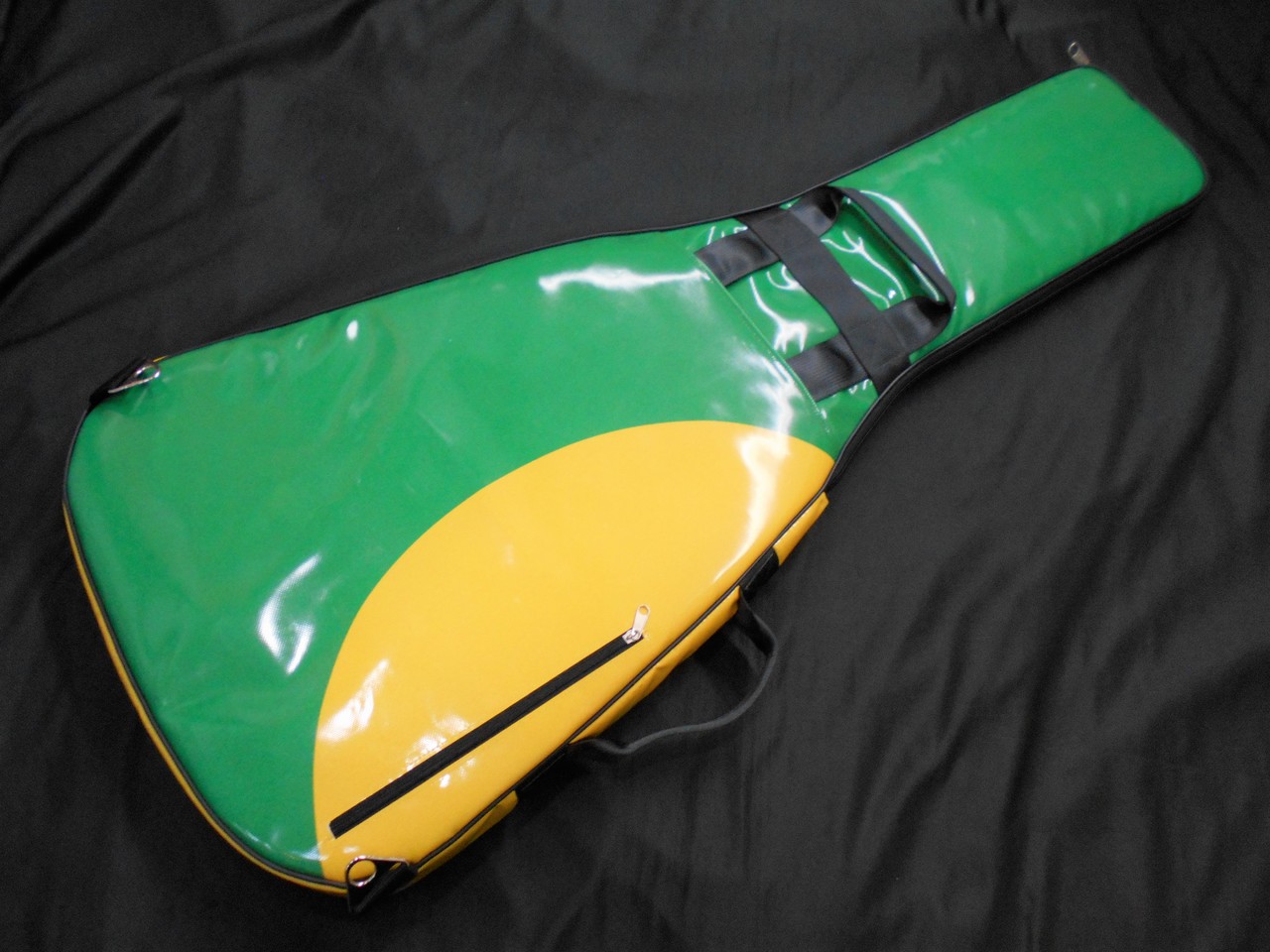 Crea-re Studio Sleeve Guitar Case/Green×Yellow (クレアリ ギター