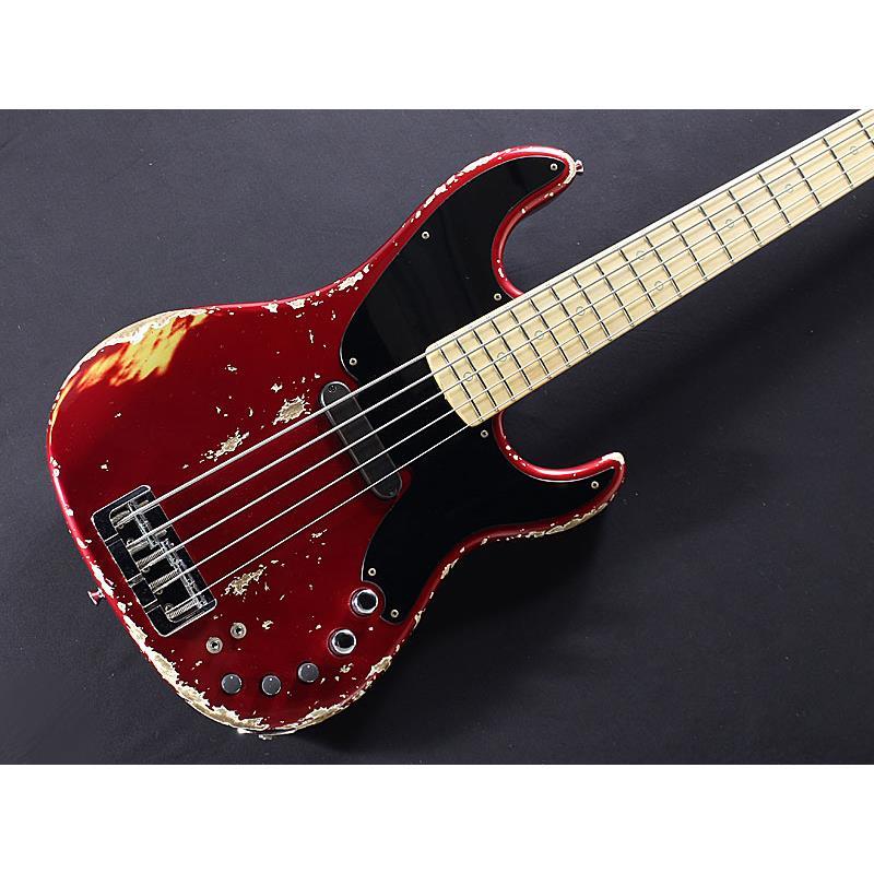 Xotic XTB-1T 5st (Dark Candy Apple Red/ASH/M) [Lacquer Heavy Aged