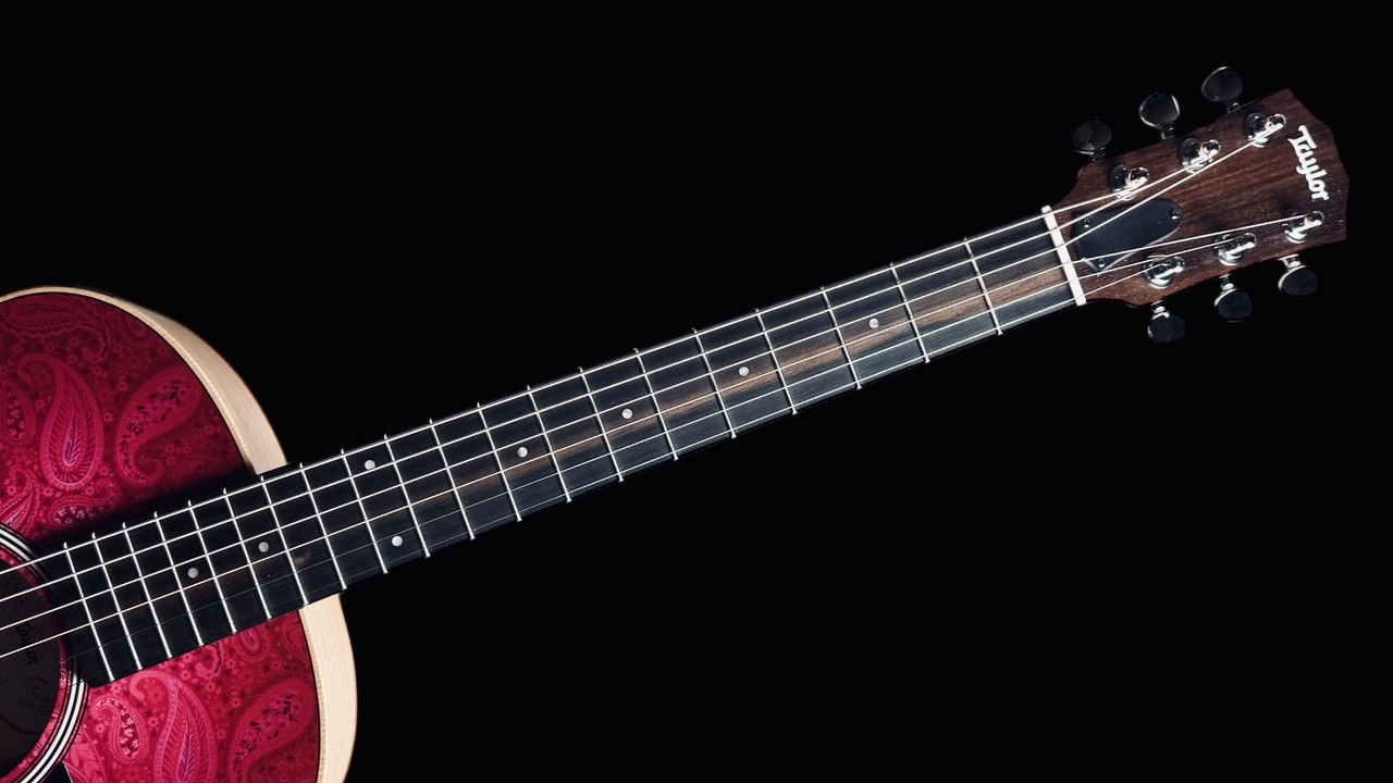 Taylor GS Mini-e Special Edition Fuchsia Pink Paisley (FPP) 【S/N 