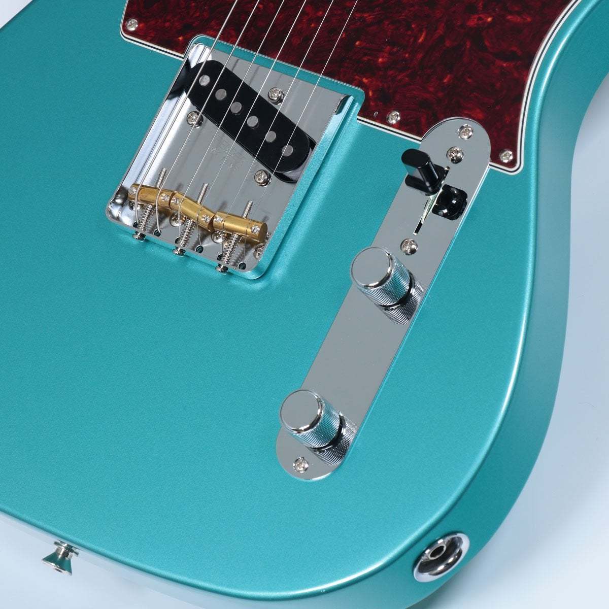 Fender FSR Collection Hybrid II Telecaster Teal Green Metallic
