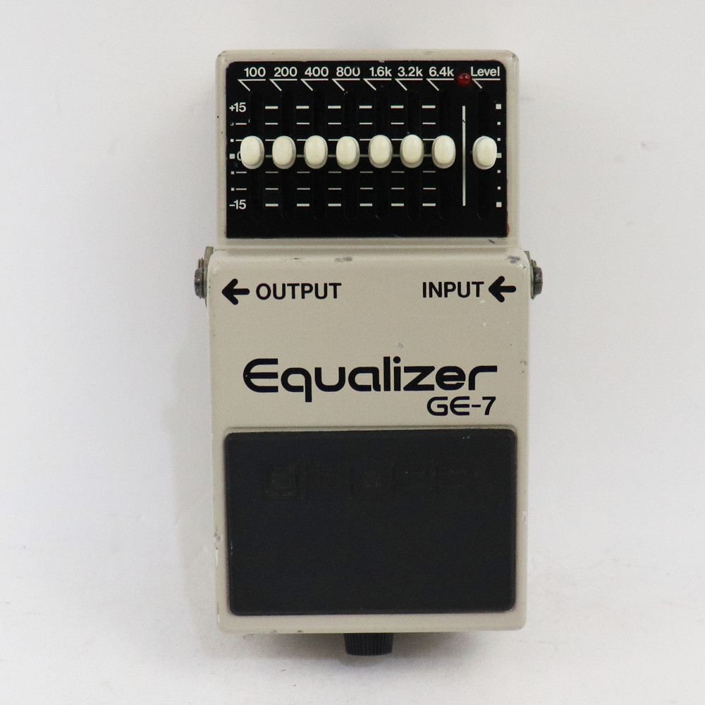 BOSS GE-7 イコライザー エフェクター 日本製 1988年 動作確認済 BOSS 【中古】イコライザー エフェクター BOSS GE-7 Equalizer