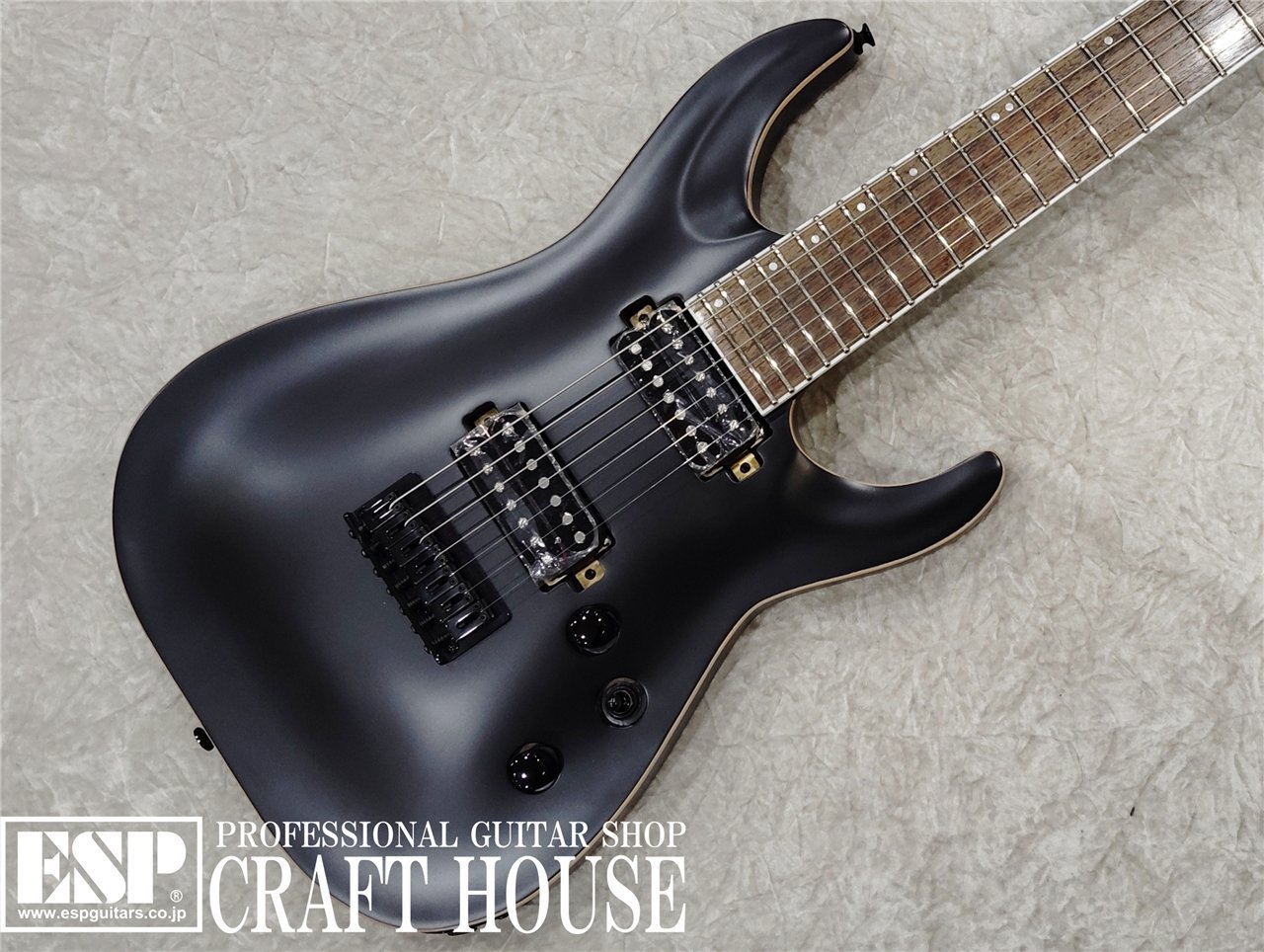 Grass Roots (左)ハンドエレキギター ブラック ESP 《※入荷しました。 在庫あります。》 Grass Roots G-SG-STD
