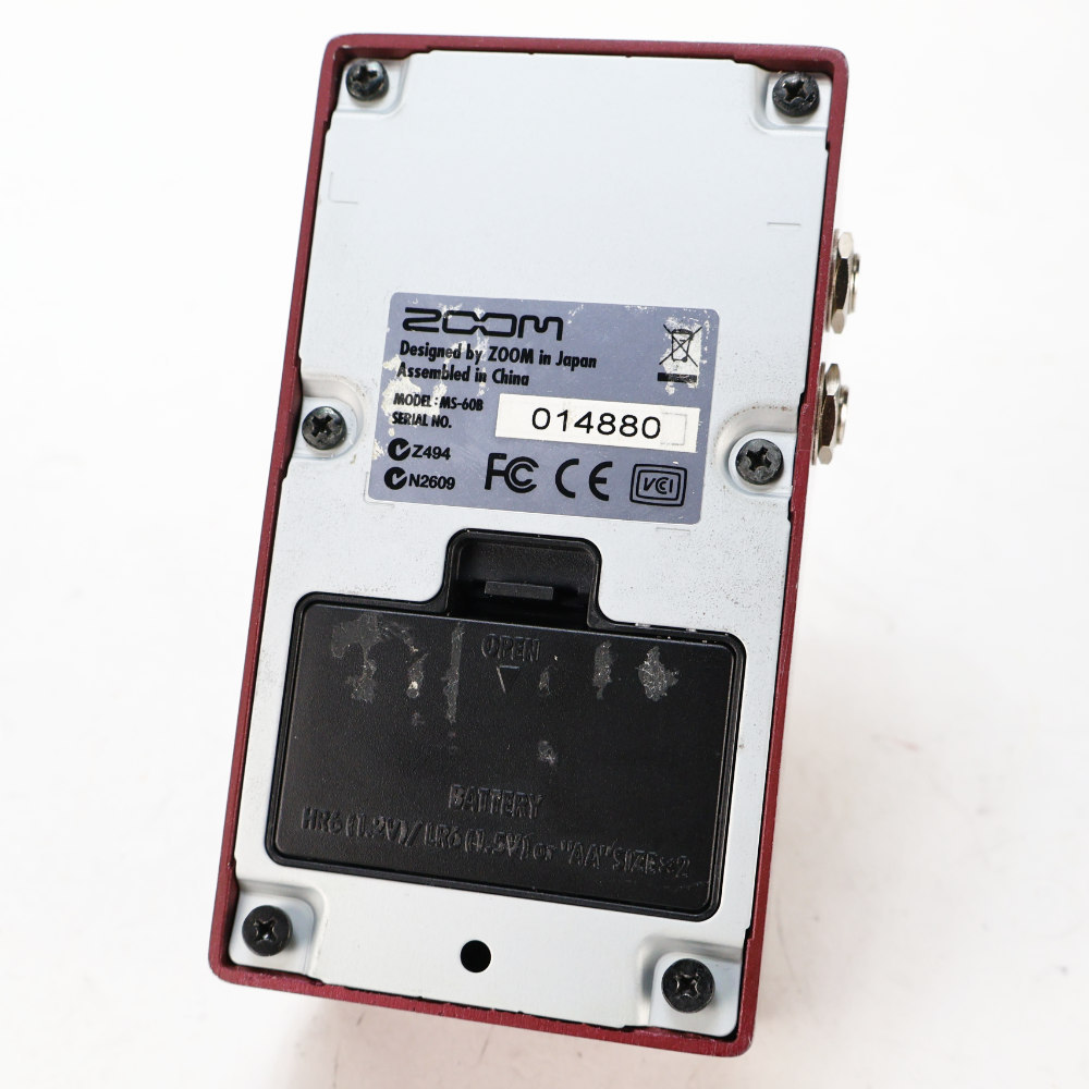 ZOOM 【中古】 ベース用 マルチエフェクター ZOOM MultiStomp MS-60B