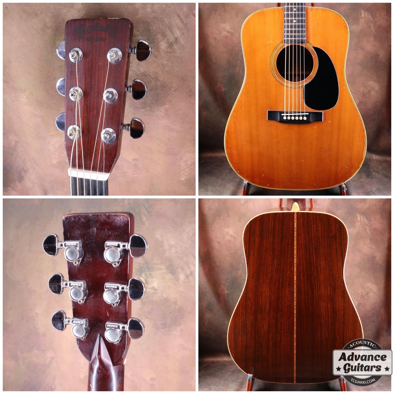 ギター 1973 Martin D-28 1973 Martin D-28 – Natural – GuitarPoint