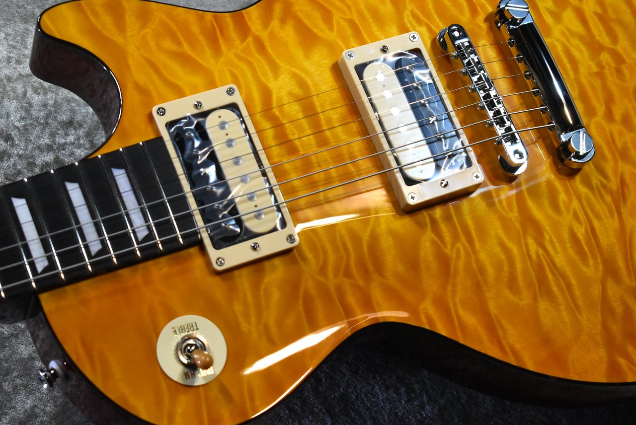 ギター Tokai LS-101QZ TK #2551662【極上キルトトップ、漆黒指板