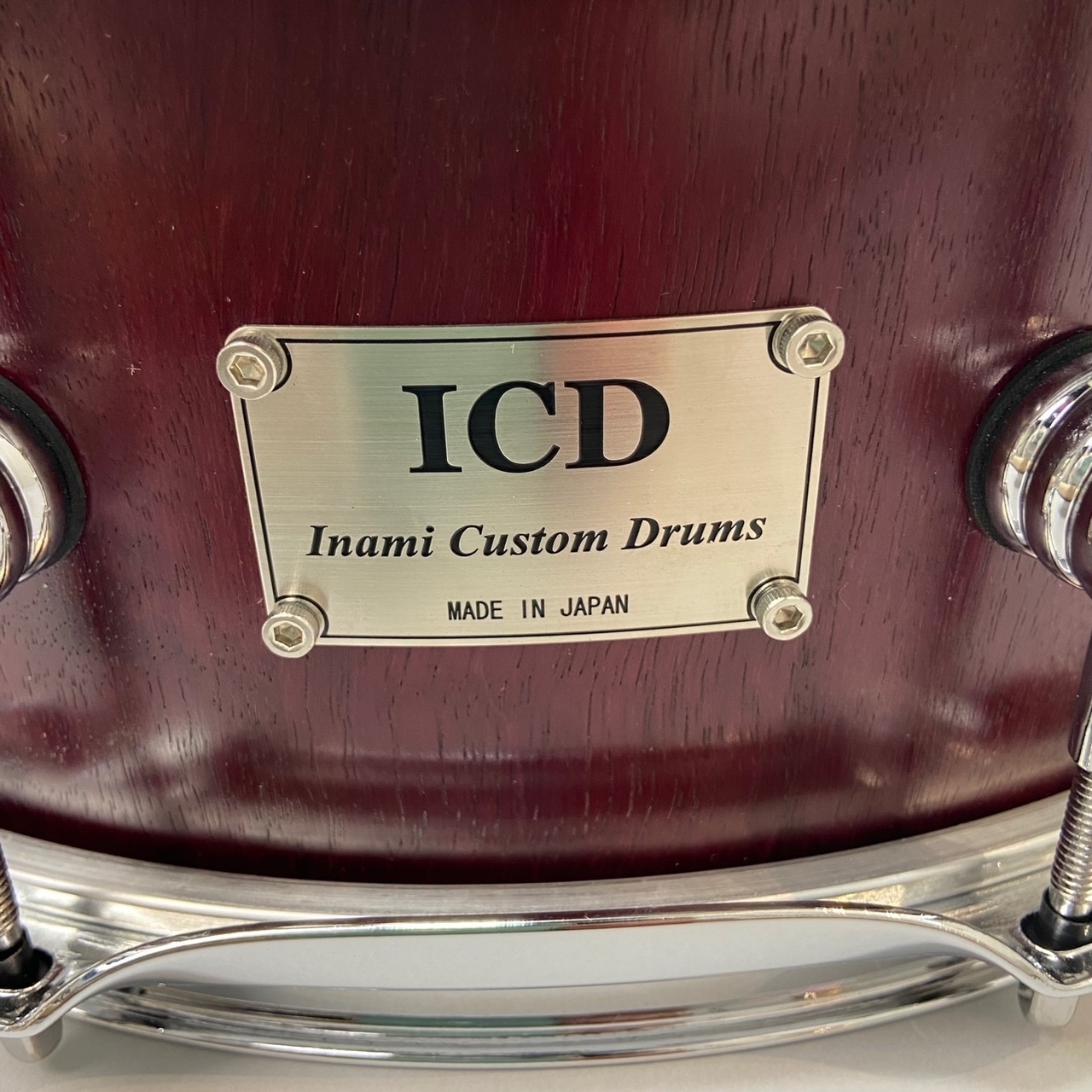 ICDInami Custom Drums Solid Purpleheart Stave Snare Drum "×5