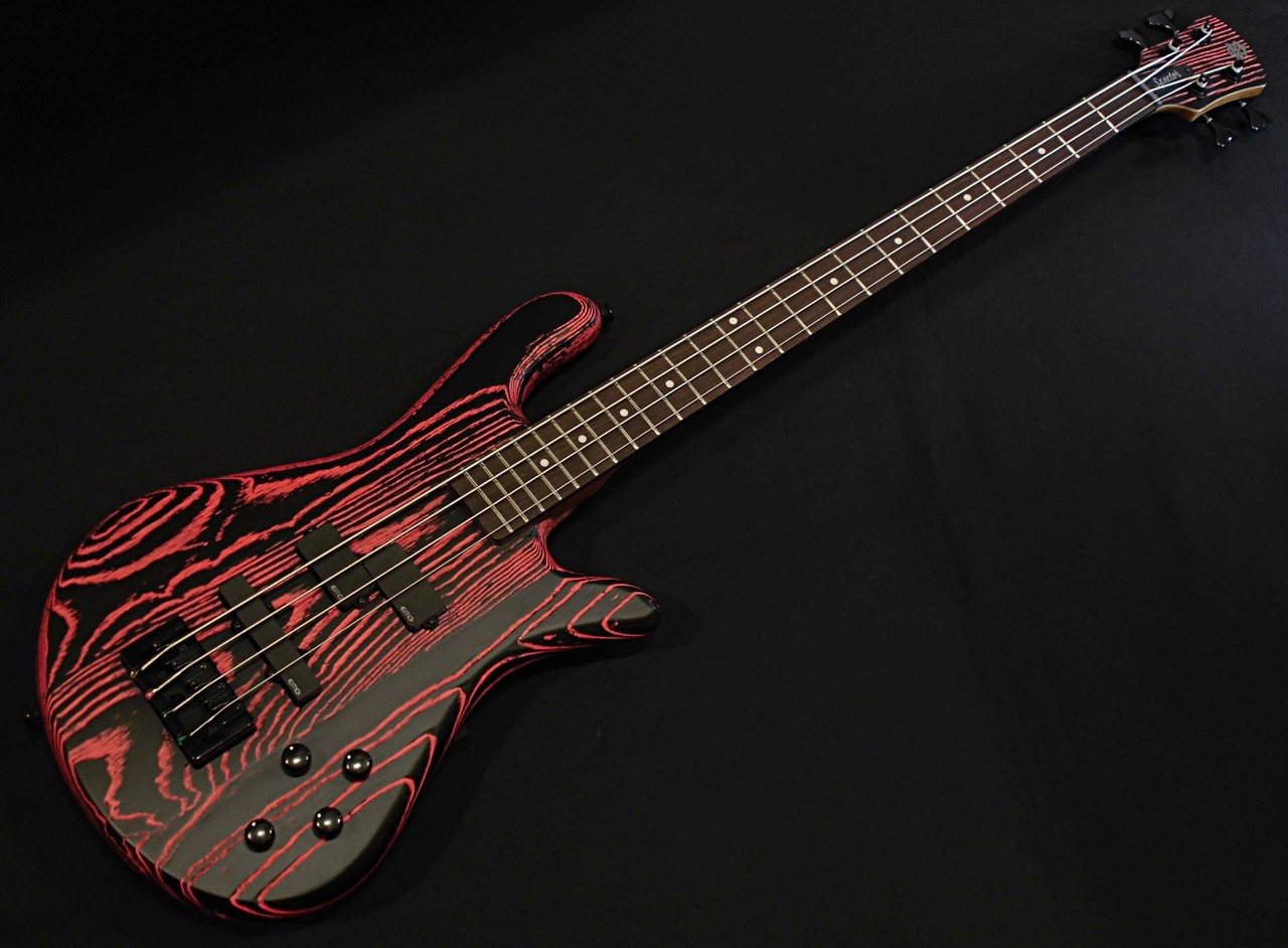 Spector NS PULSE 4 Satin / Cinder Red【4弦】（新品/送料無料