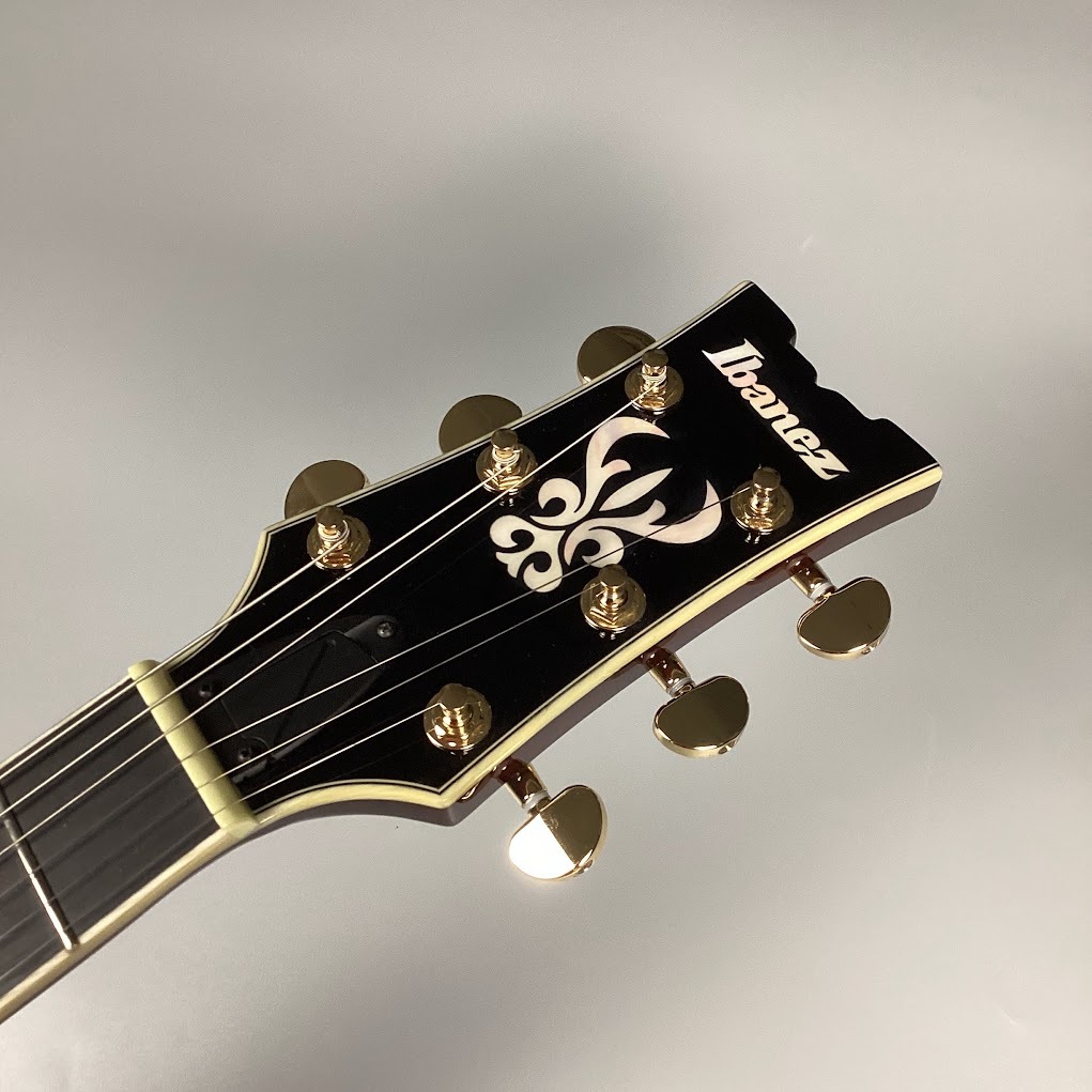 Ibanez AMH90QM TBL フルアコギター【現物画像】（新品/送料無料