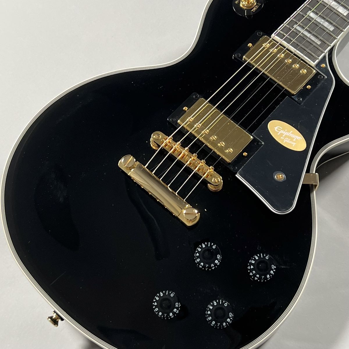 Epiphone Les Paul Custom Ebony エレキギターレスポールカスタム 黒 