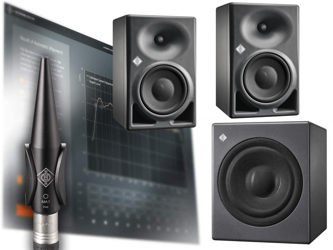 NEUMANN KH 150 EU/KC ×2 + KH 750 DSP D G ×1 + MA 1 package 