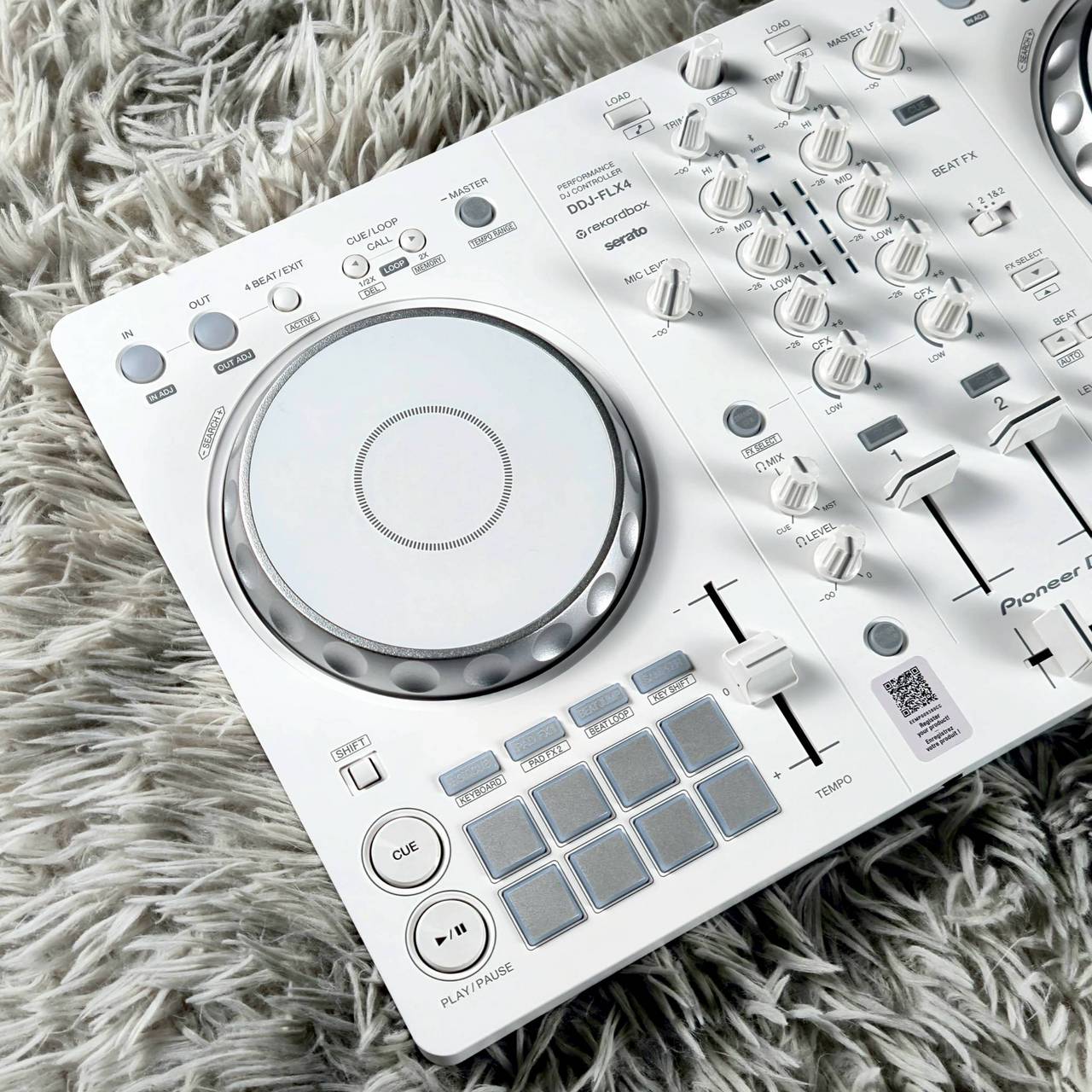Pioneer DDJ-FLX4-W 白 美品 DDJ-FLX4-Wの限定オールホワイトDJセット！