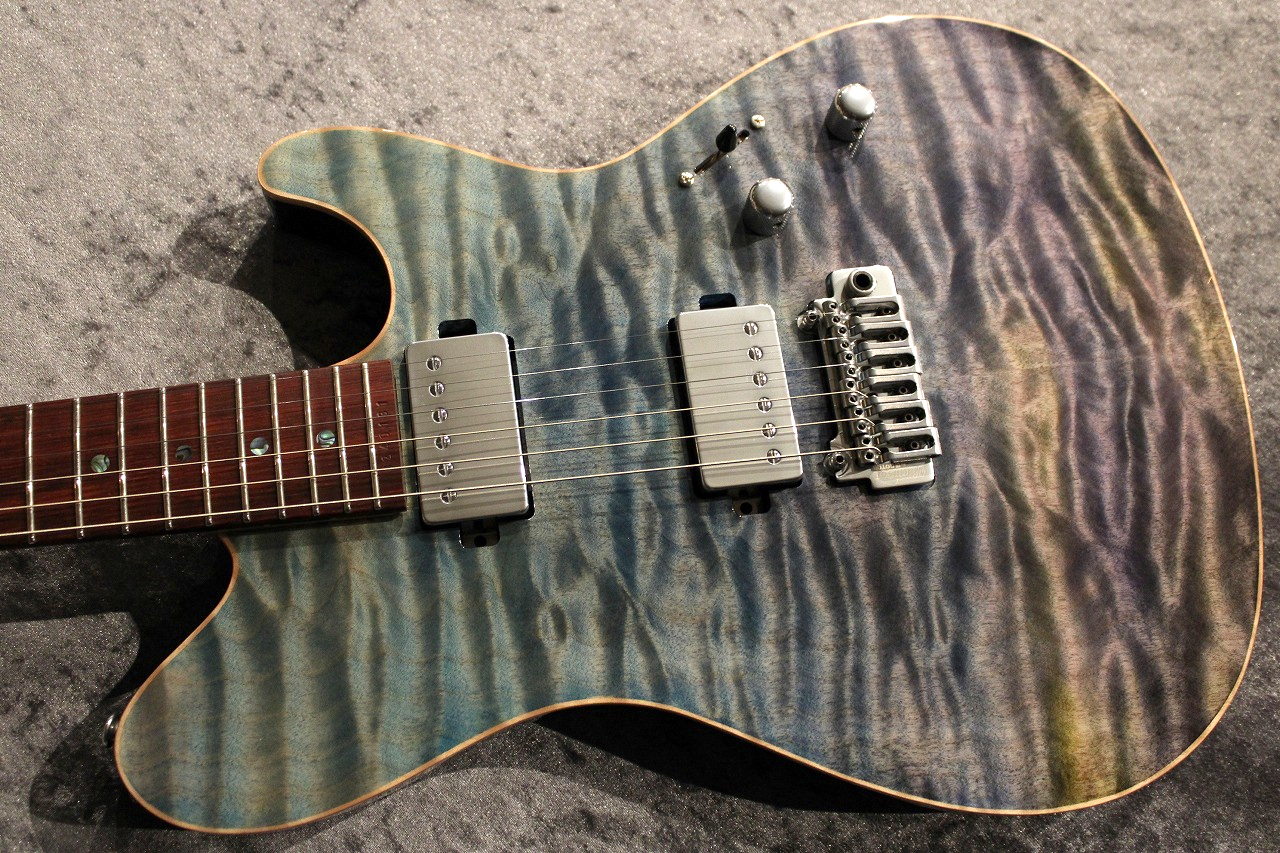 Sugi Custom Order DS496C 5A Quilt Maple/HM/Ash Sapphire #S240131