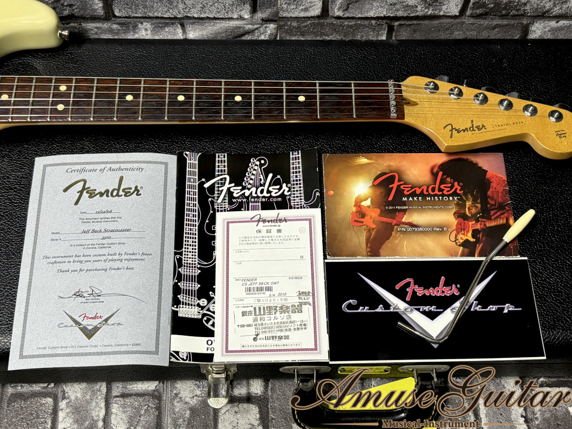 Fender Custom Shop TBC Jeff Beck Signature Stratocaster # Olympic