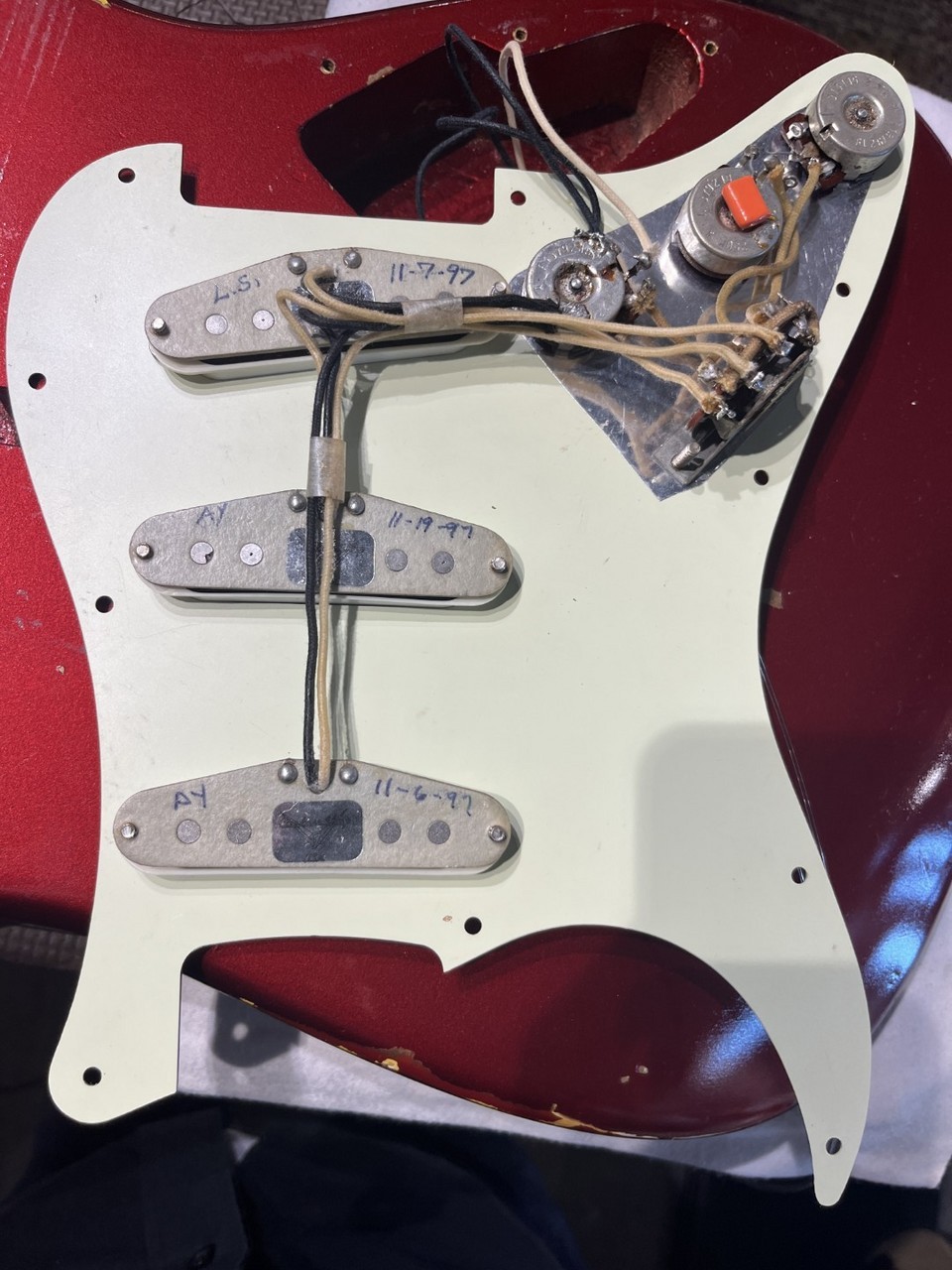 Fender 1965 Stratocaster -Candy Apple Red-[3.42kg]【ハカランダ指板