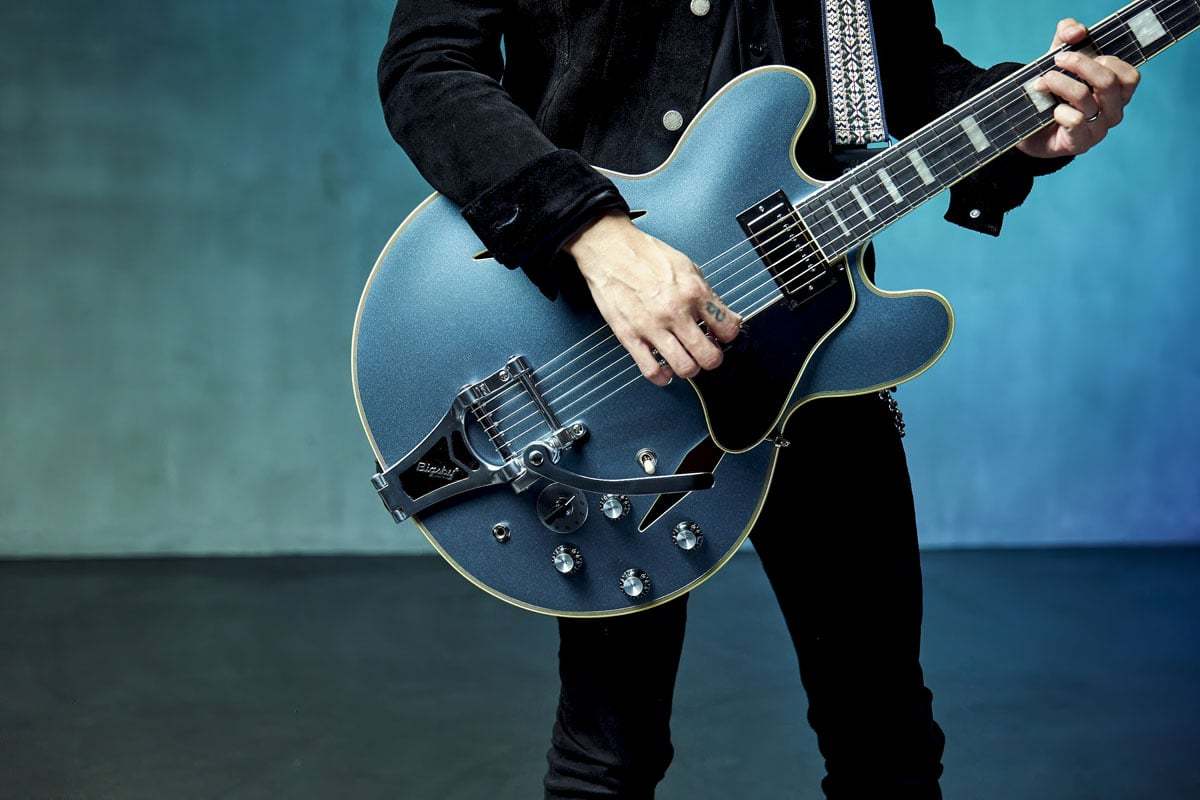 Epiphone Shinichi Ubukata ES-355 Custom Bigsby ver.02 Pelham Blue