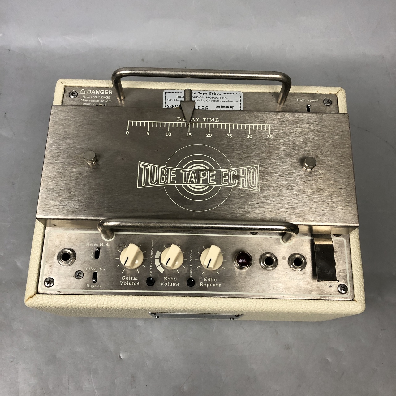 Fulltone テープエコー　替えテープ2個付　ジャンク扱い Fulltone TUBE TAPE ECHO ケース付き（中古/送料無料）［デジマート