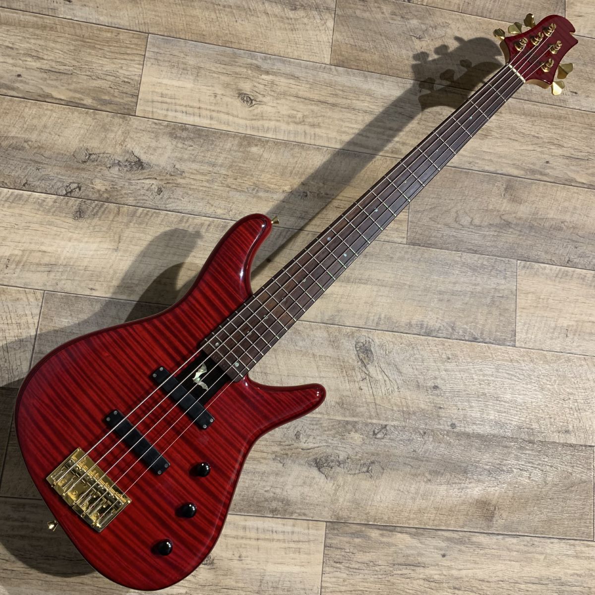 Sugi NB5R FM/ASH See through Red（中古/送料無料）【楽器検索 