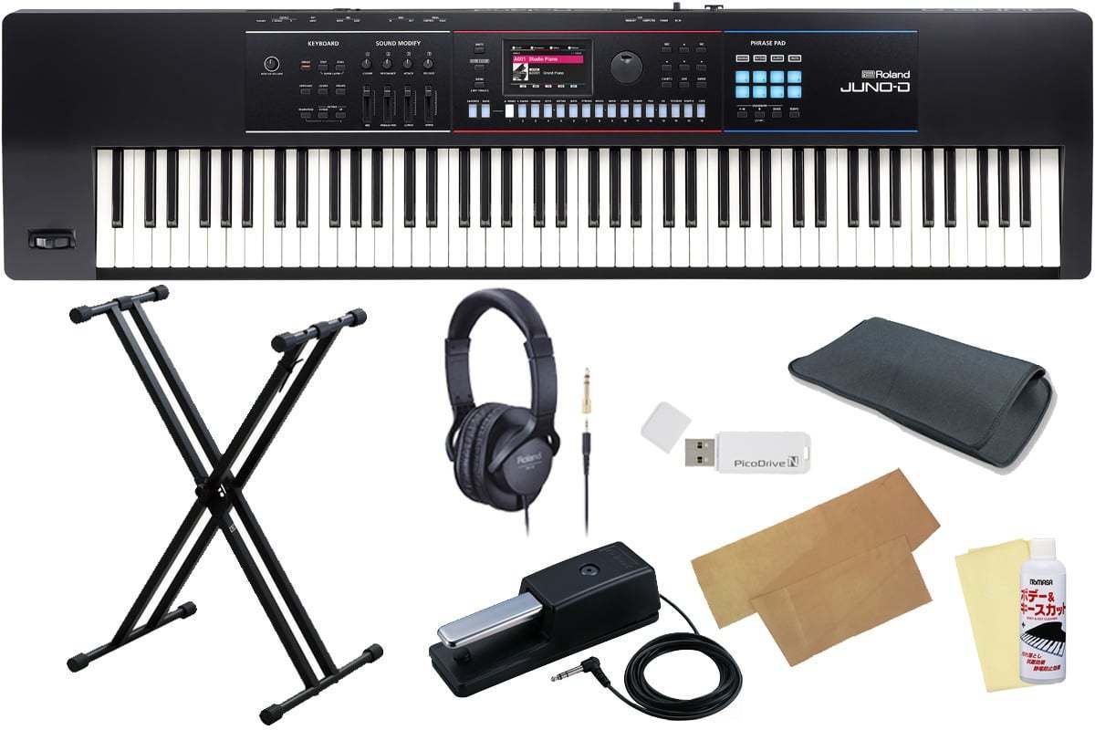 Roland JUNO-D8 ペダル＆キーボードスタンドセット【渋谷店】（新品